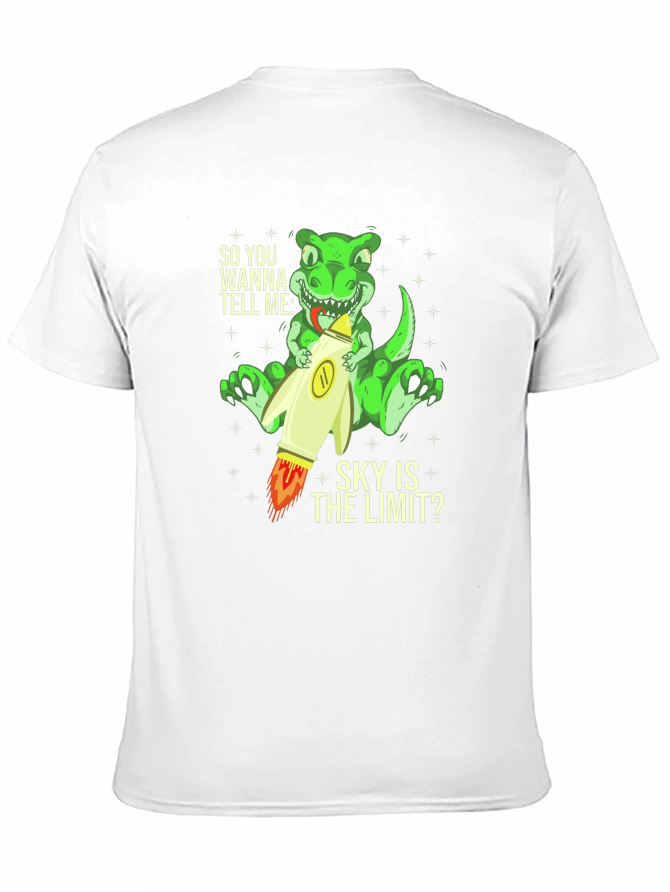 Dinosaur Rocket T-Shirt - Sky is the Limit Tee