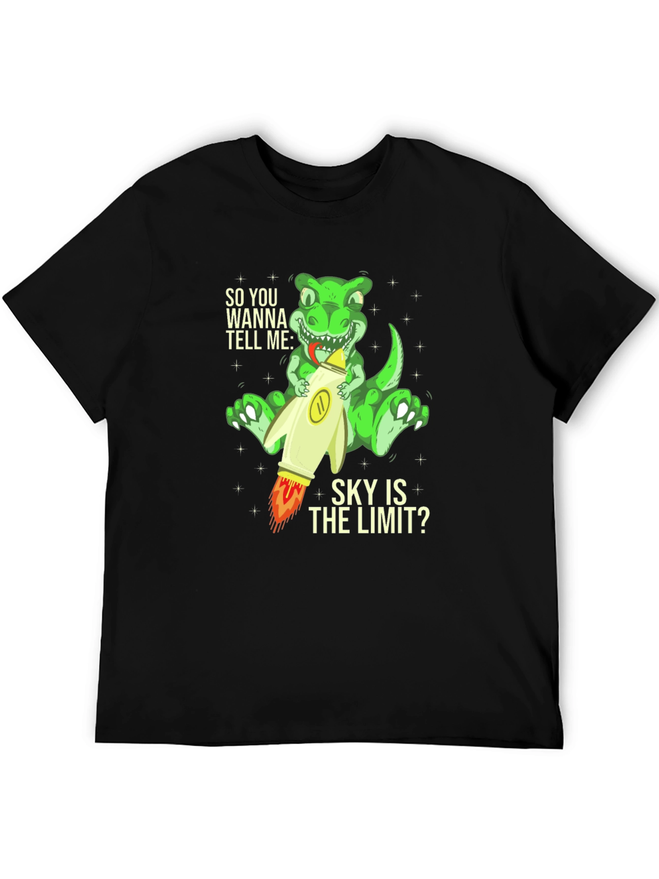 Dinosaur Rocket T-Shirt - Sky is the Limit Tee
