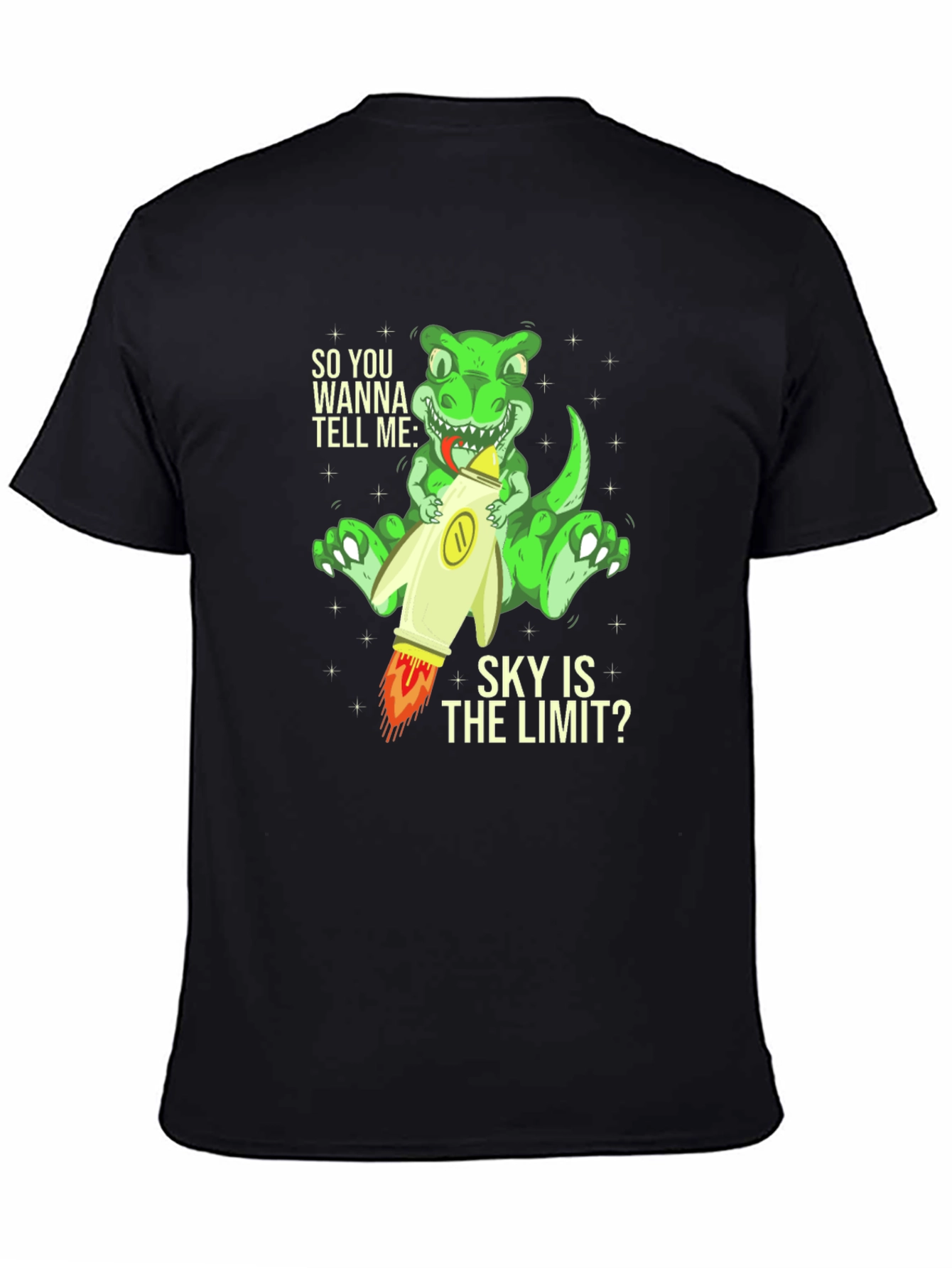 Dinosaur Rocket T-Shirt - Sky is the Limit Tee