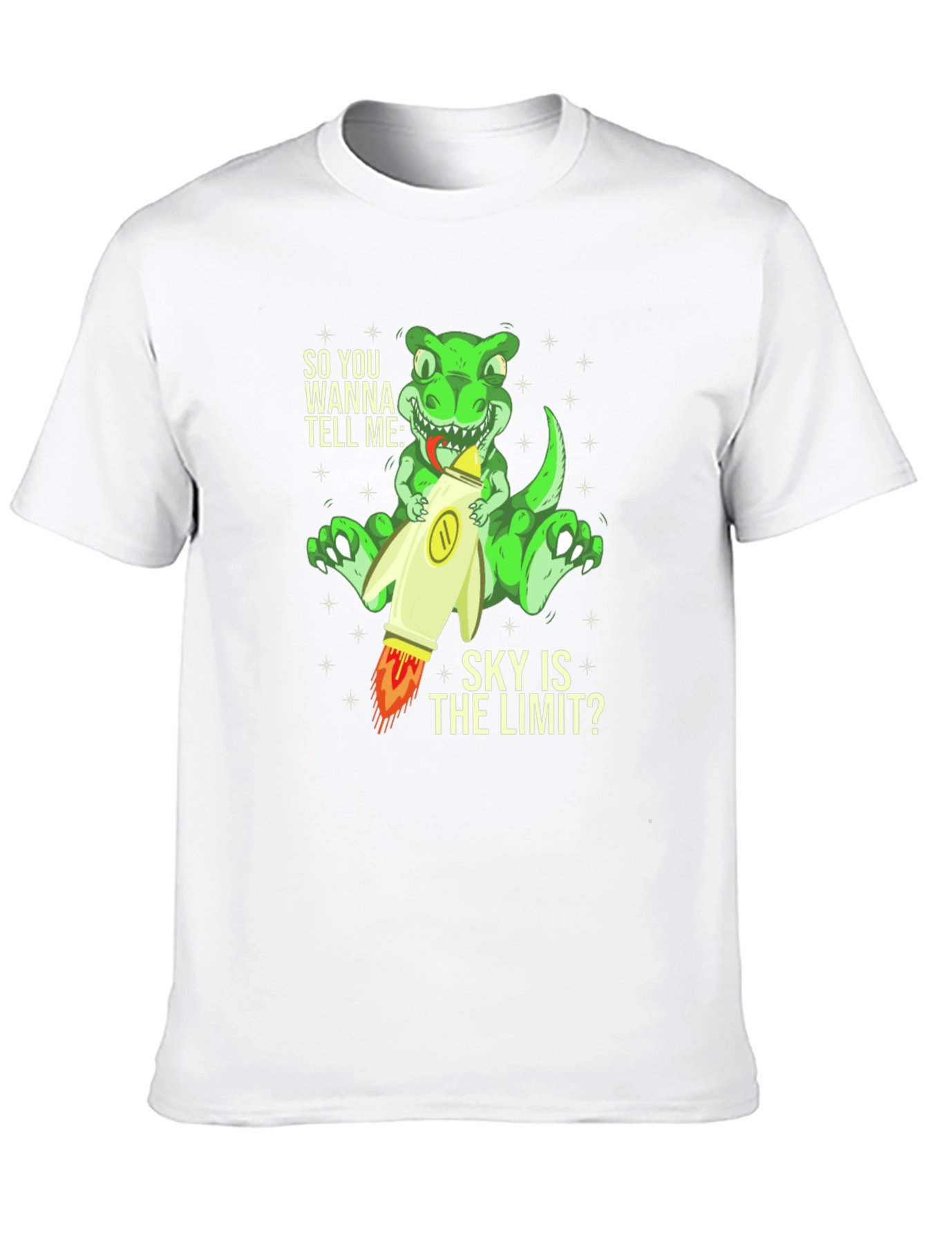 Dinosaur Rocket T-Shirt - Sky is the Limit Tee