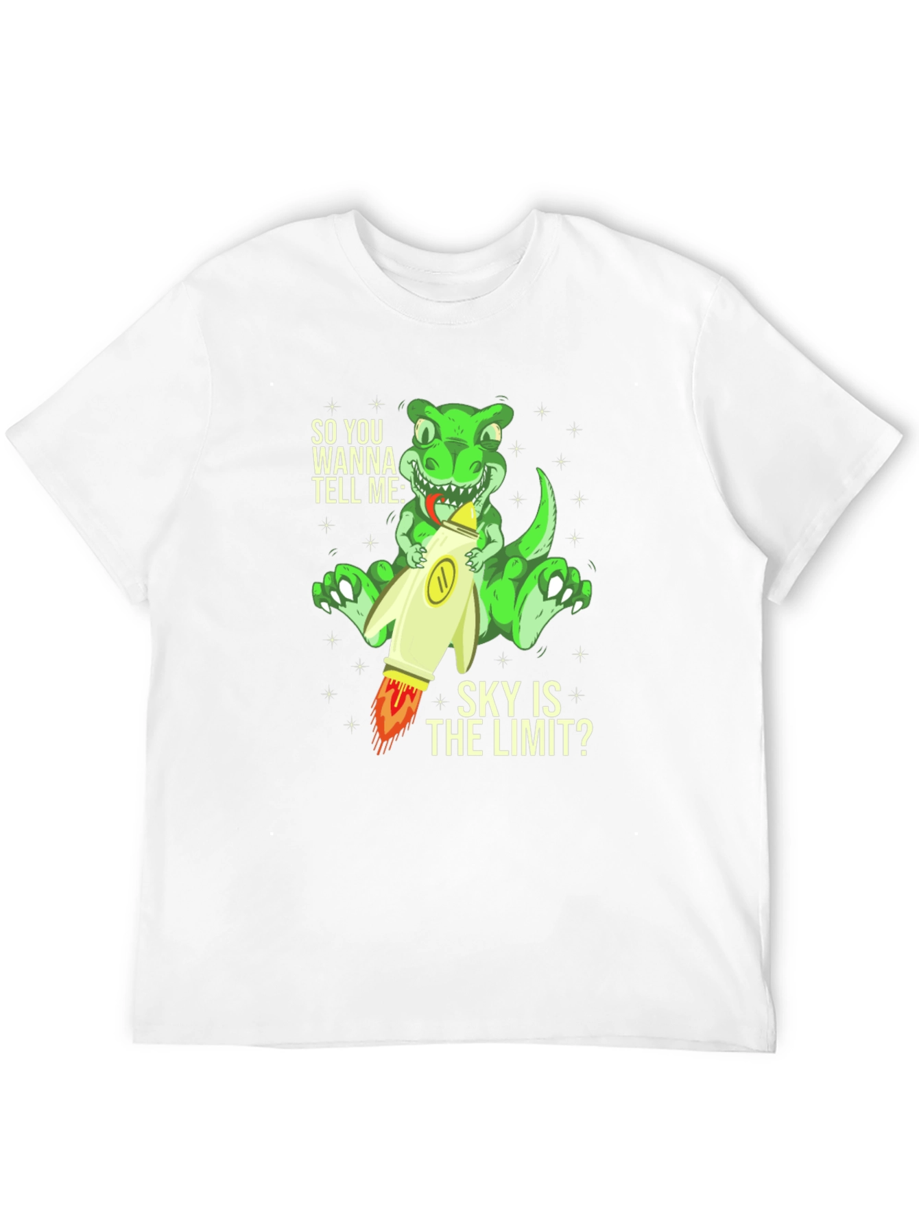 Dinosaur Rocket T-Shirt - Sky is the Limit Tee