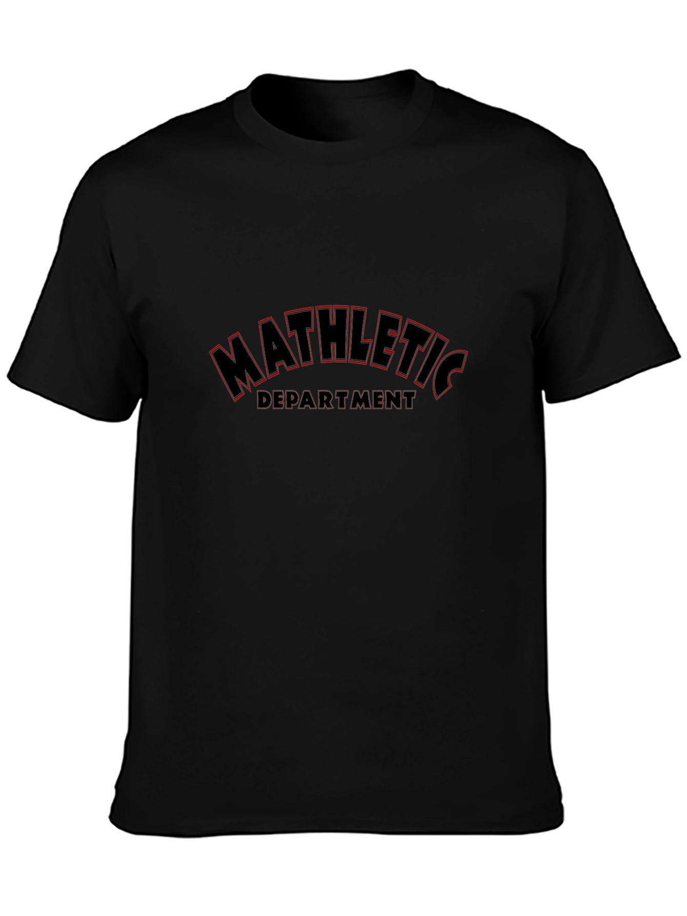Mathletic Department Black T-Shirt