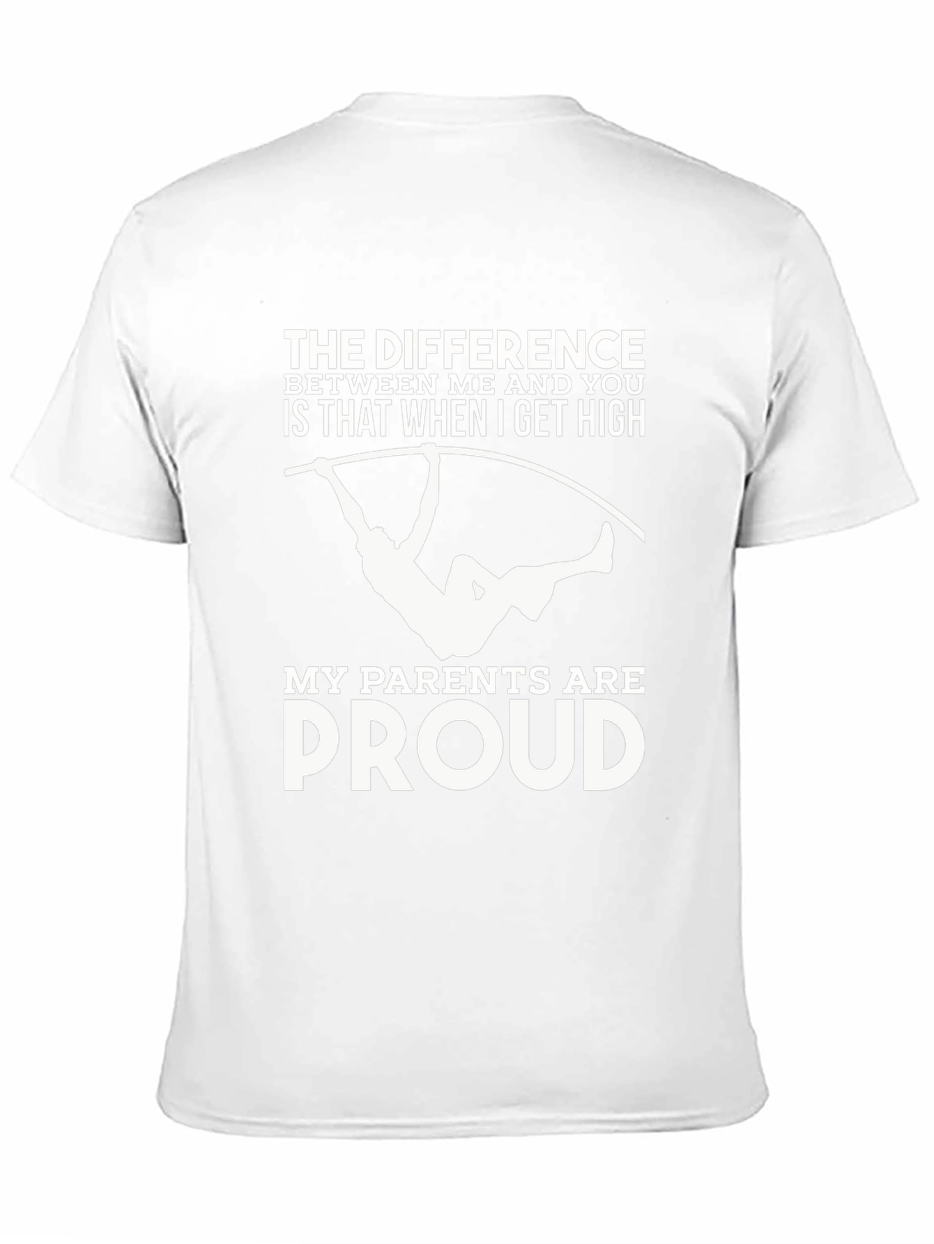 Funny Pole Vault T-Shirt: My Parents Are Proud