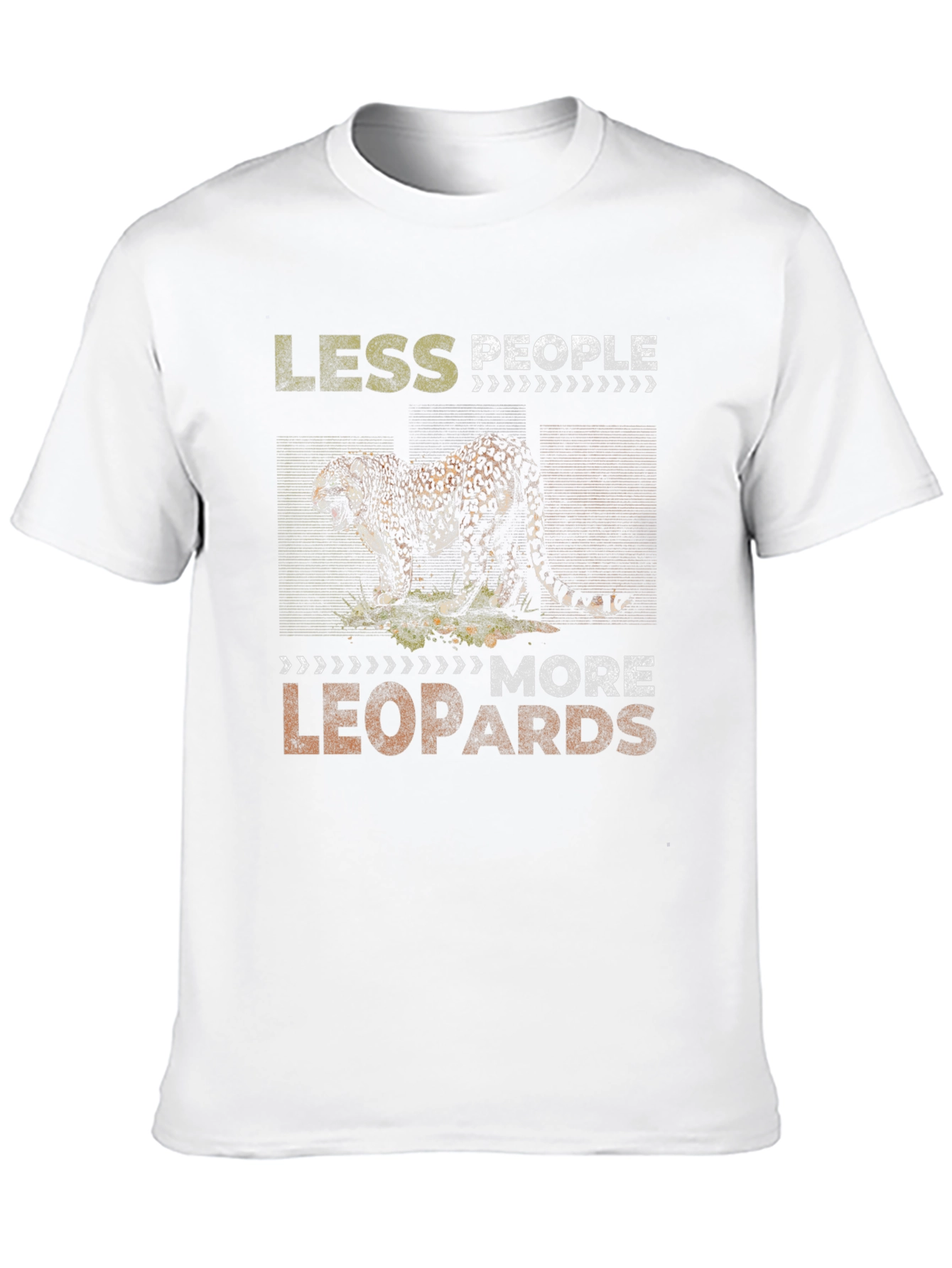 Less People More Leopards Graphic Tee