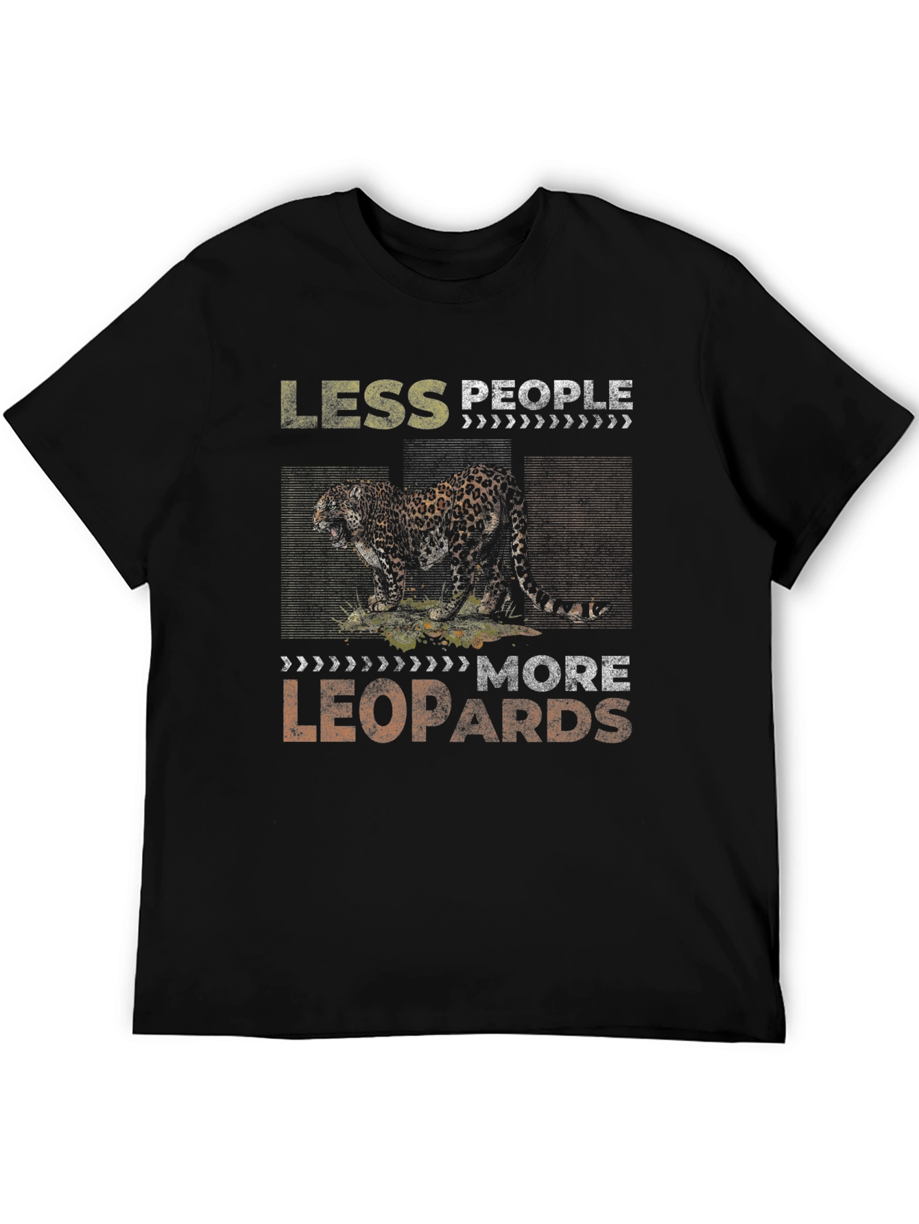 Less People More Leopards Graphic Tee