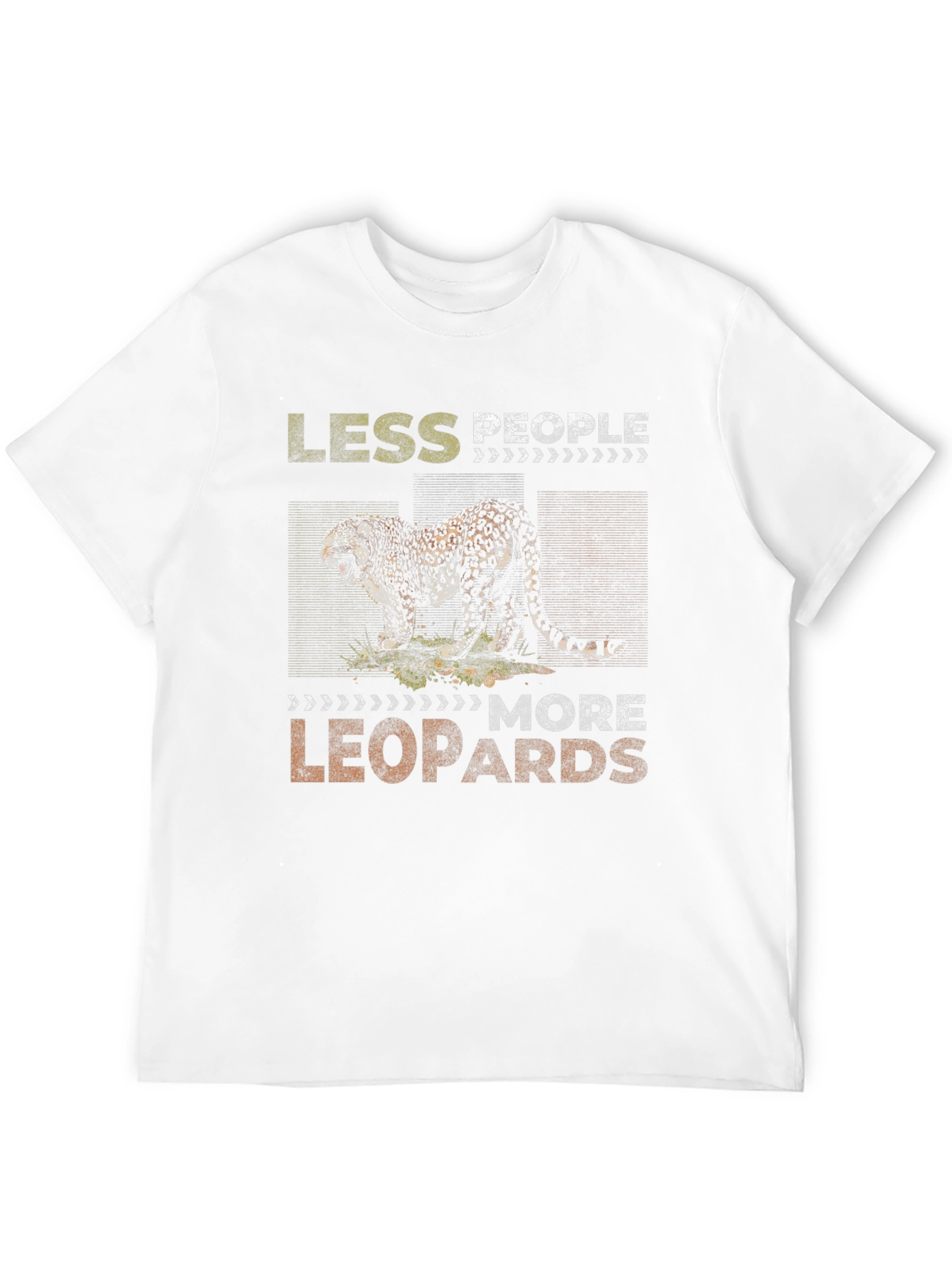 Less People More Leopards Graphic Tee