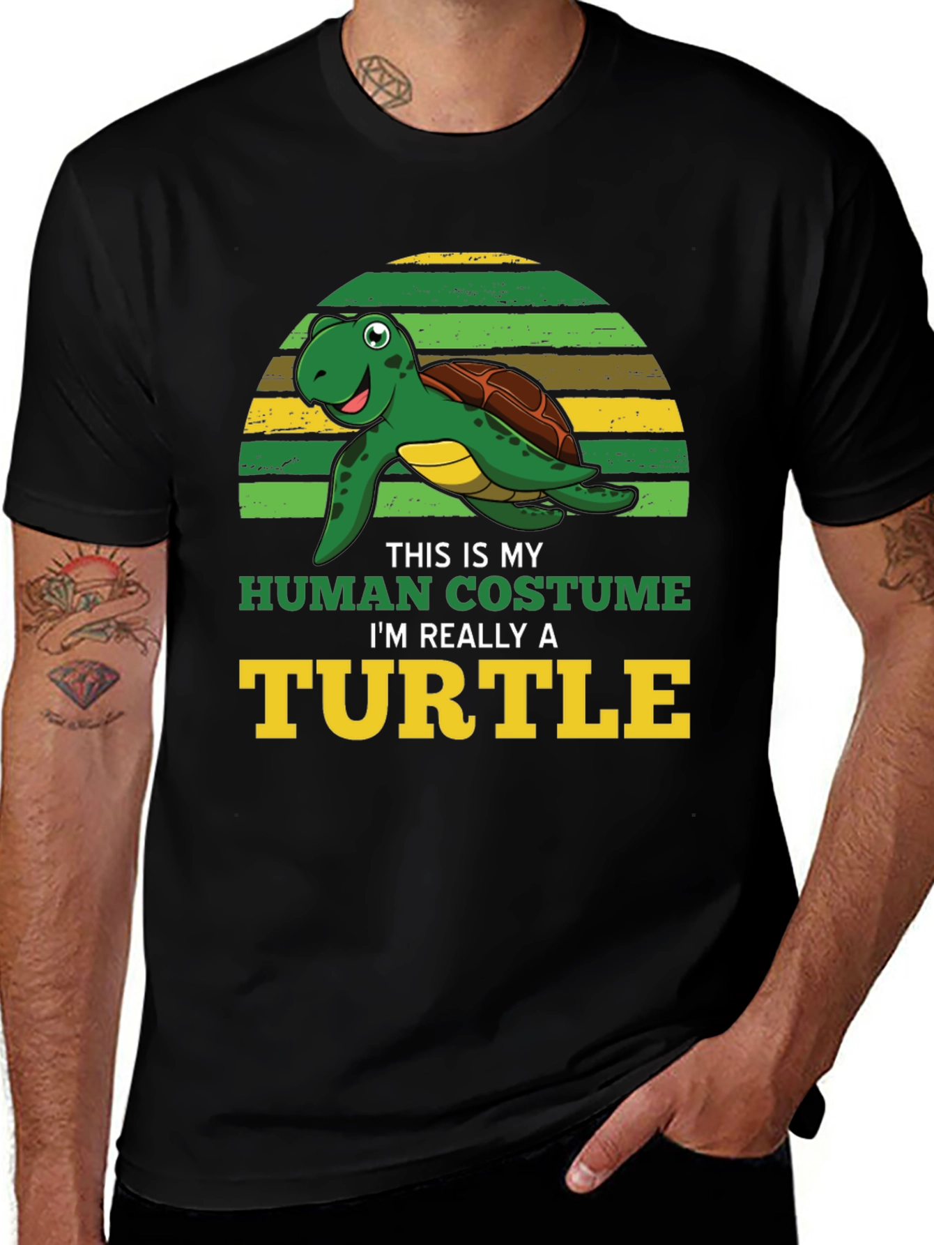 Funny Turtle Costume T-Shirt