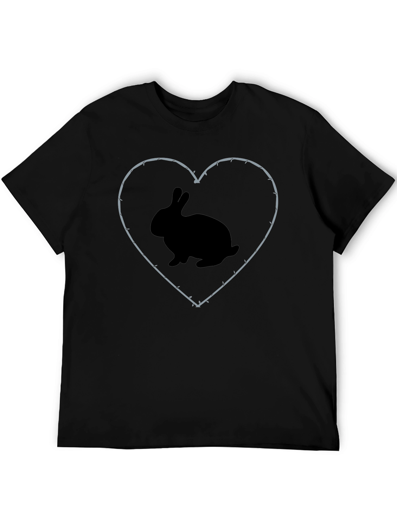 Rabbit Heart Barbed Wire T-Shirt