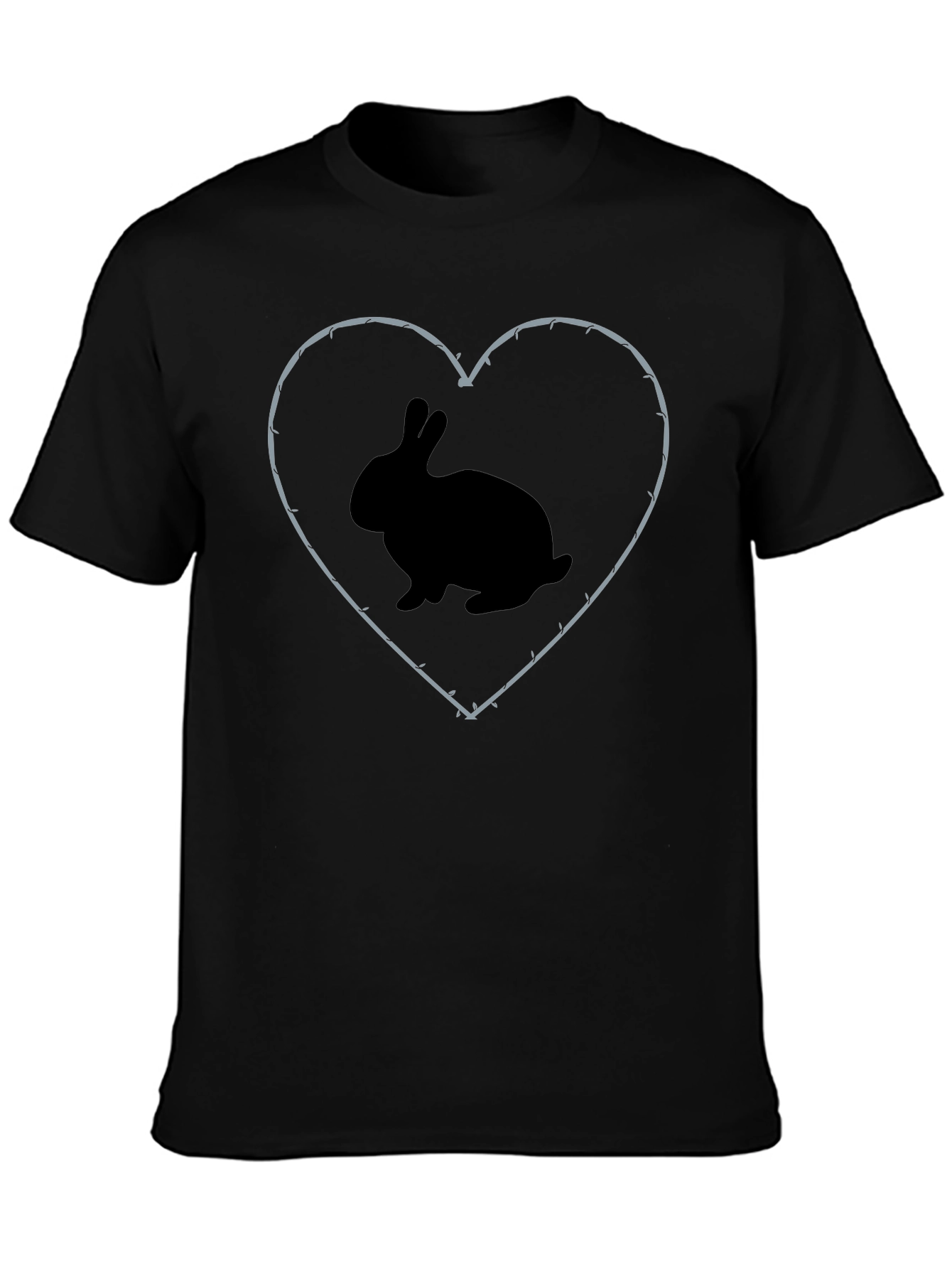 Rabbit Heart Barbed Wire T-Shirt