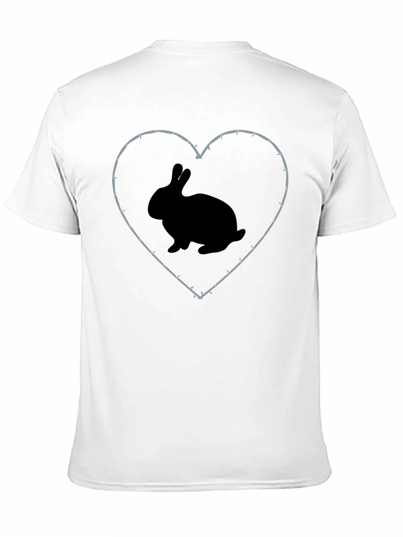 Rabbit Heart Barbed Wire T-Shirt