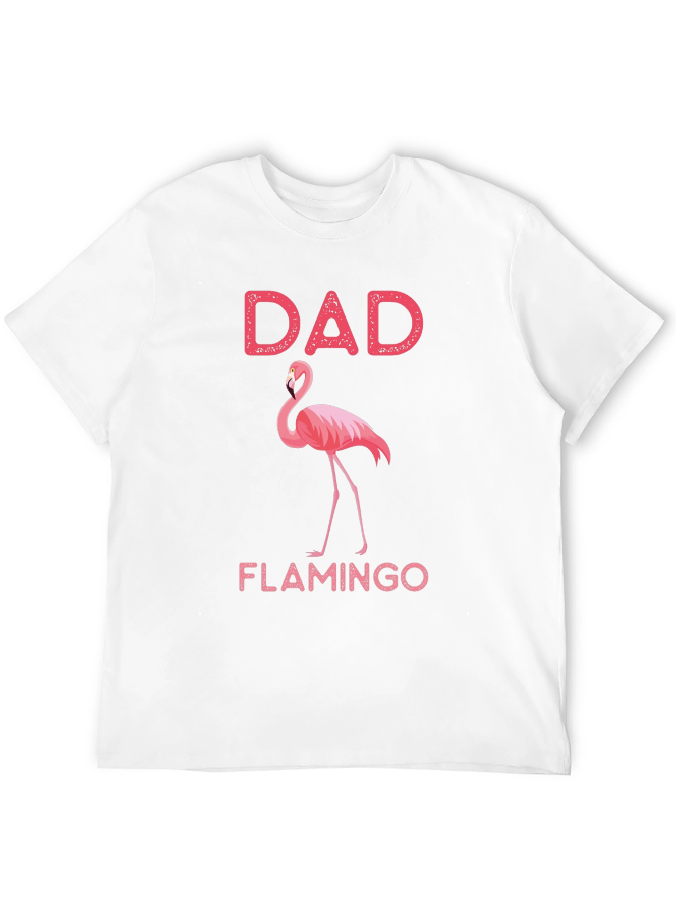 Dad Flamingo T-Shirt - Novelty Graphic Tee