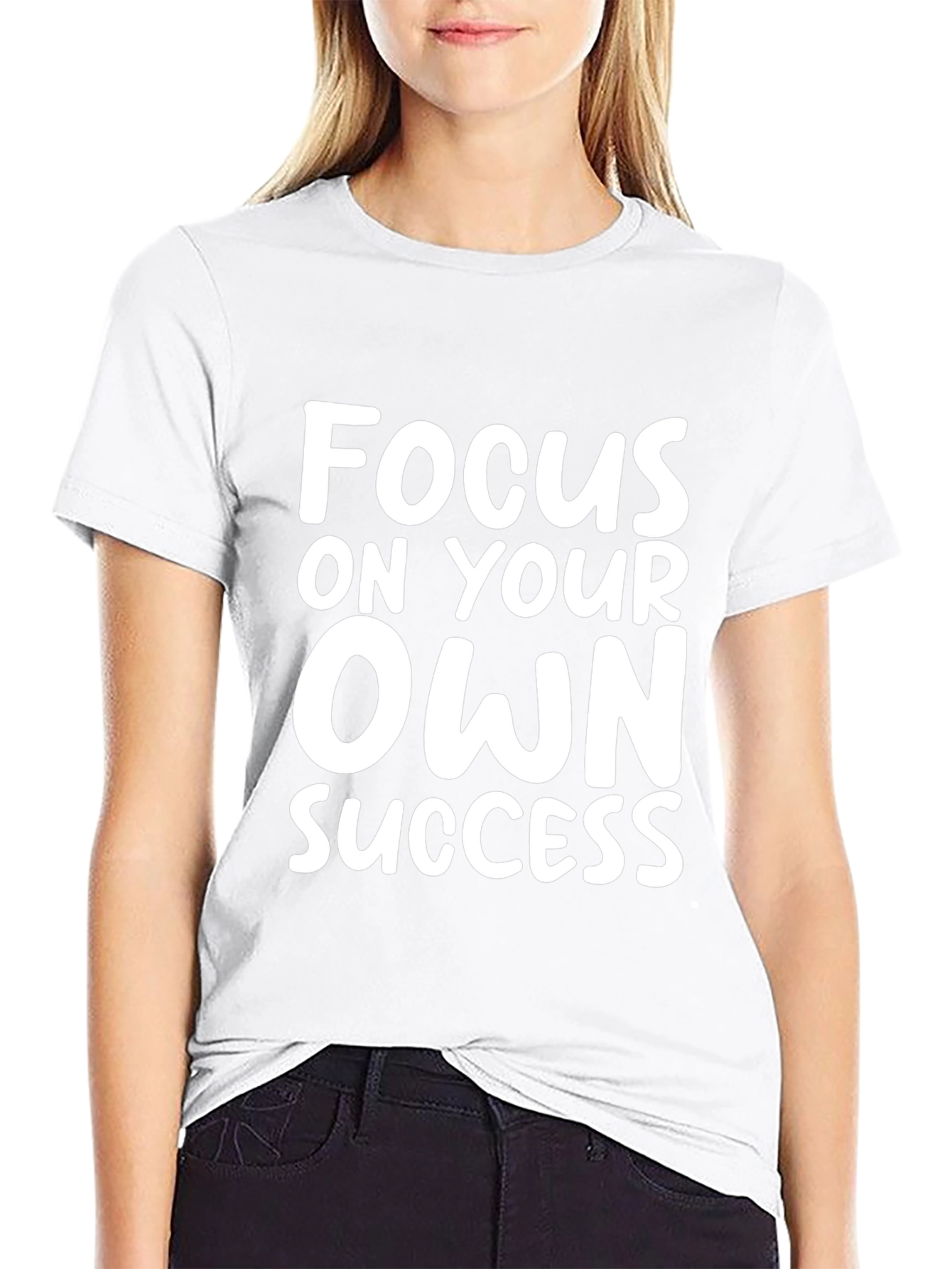 Focus On Your Own Success Black T-Shirt