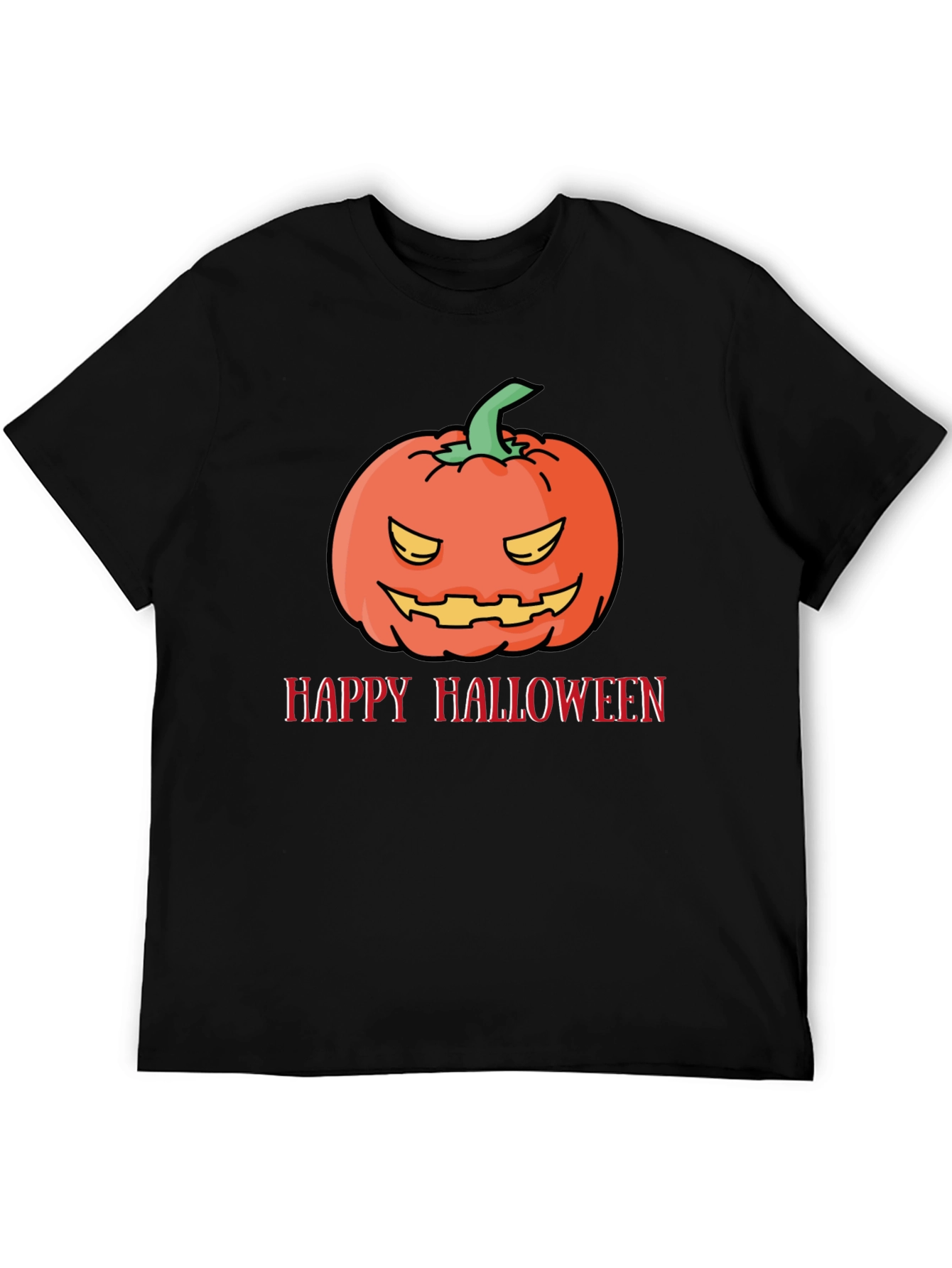 Happy Halloween Pumpkin Graphic T-Shirt