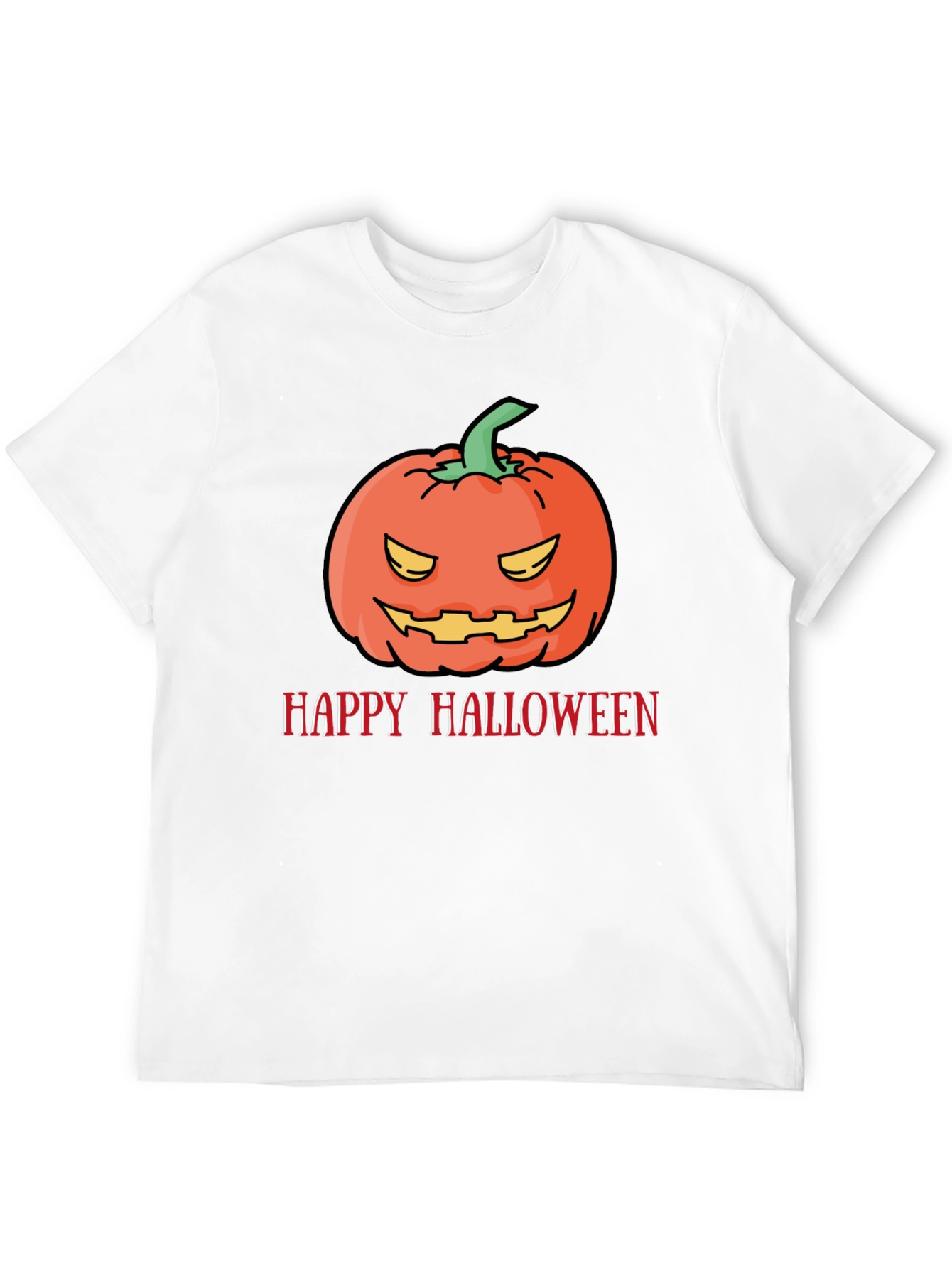 Happy Halloween Pumpkin Graphic T-Shirt