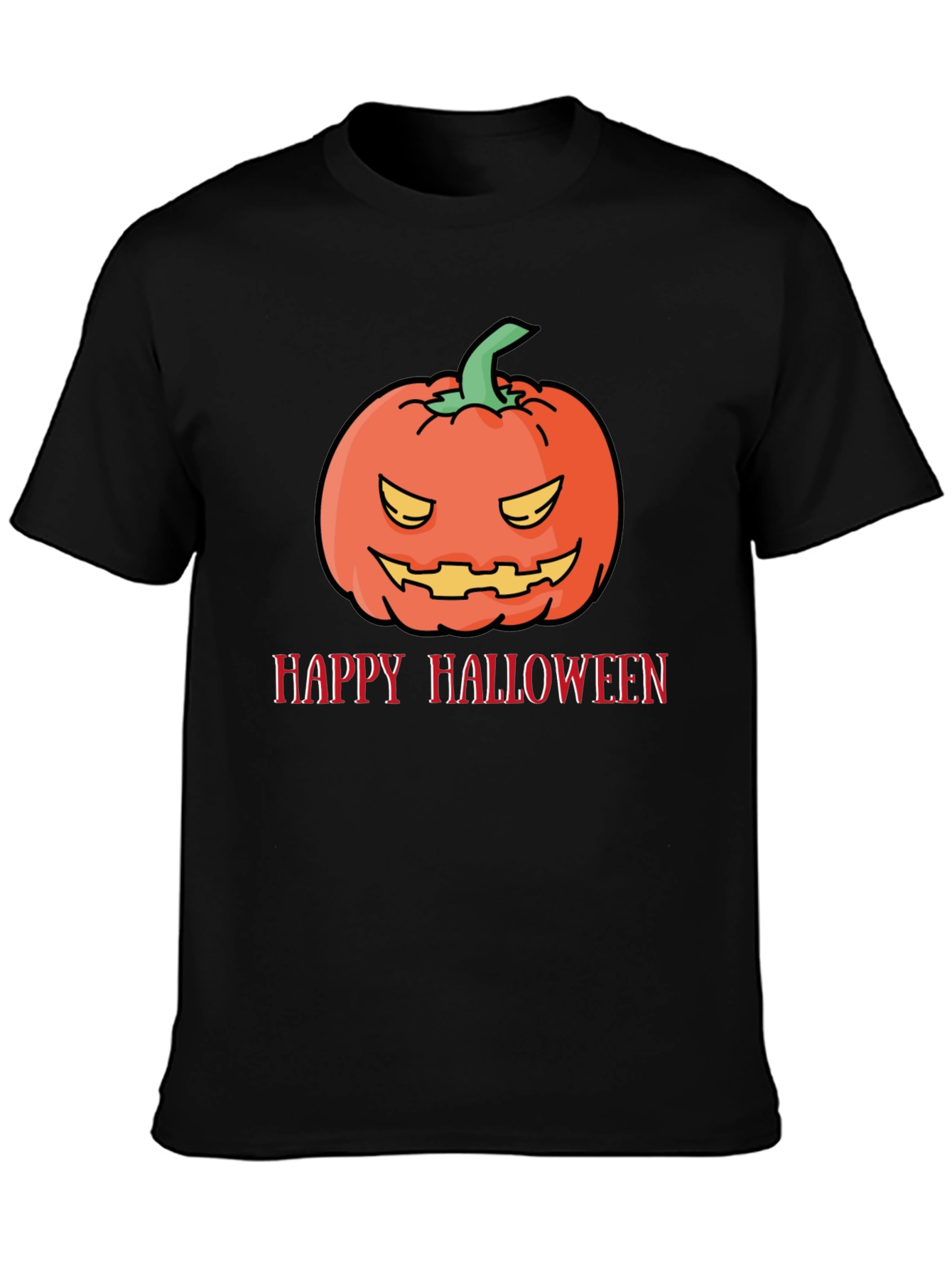 Happy Halloween Pumpkin Graphic T-Shirt
