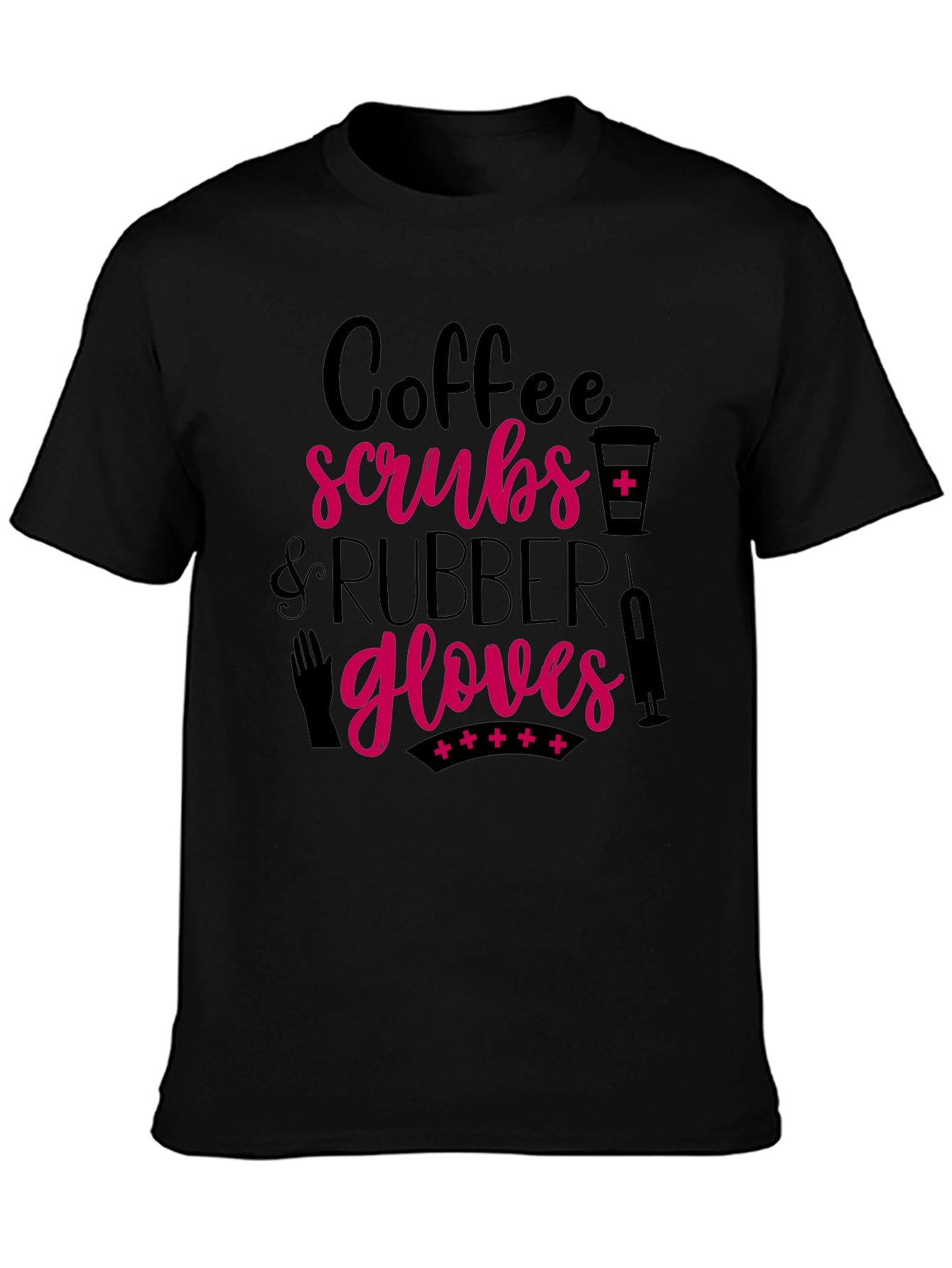 Coffee Scrubs & Rubber Gloves Graphic Tee