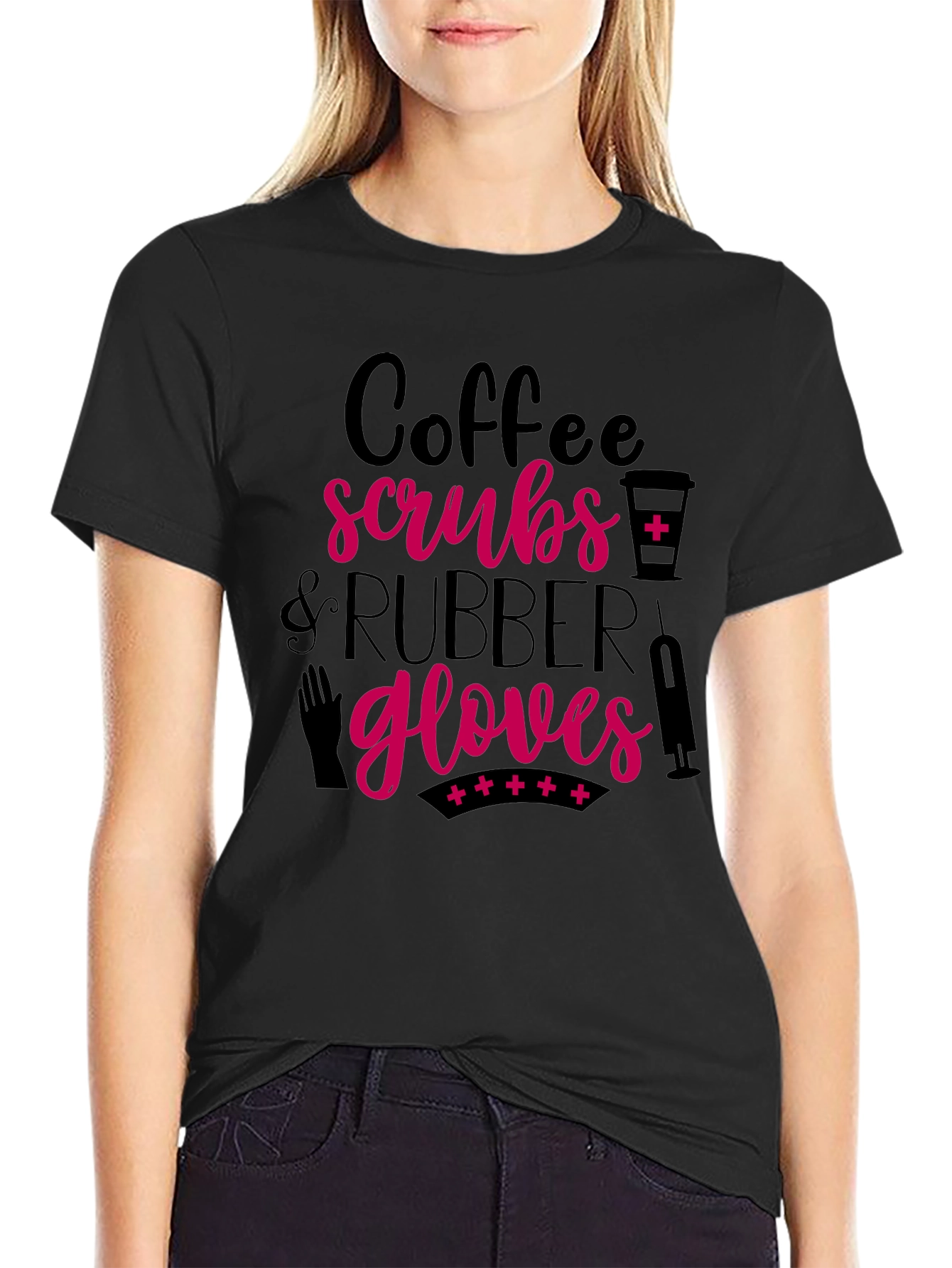 Coffee Scrubs & Rubber Gloves Graphic Tee