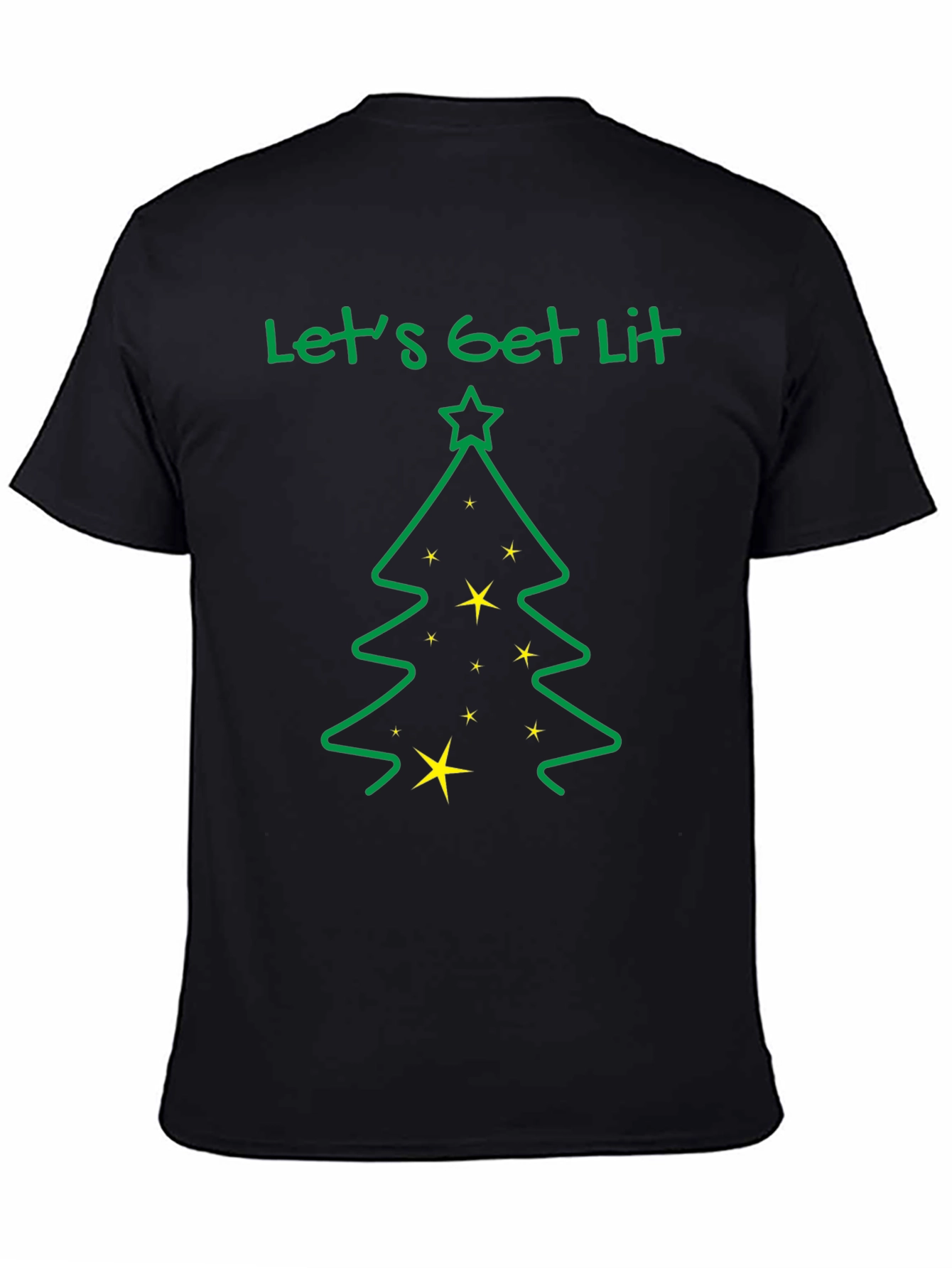 Lets Get Lit Christmas Tree T-Shirt