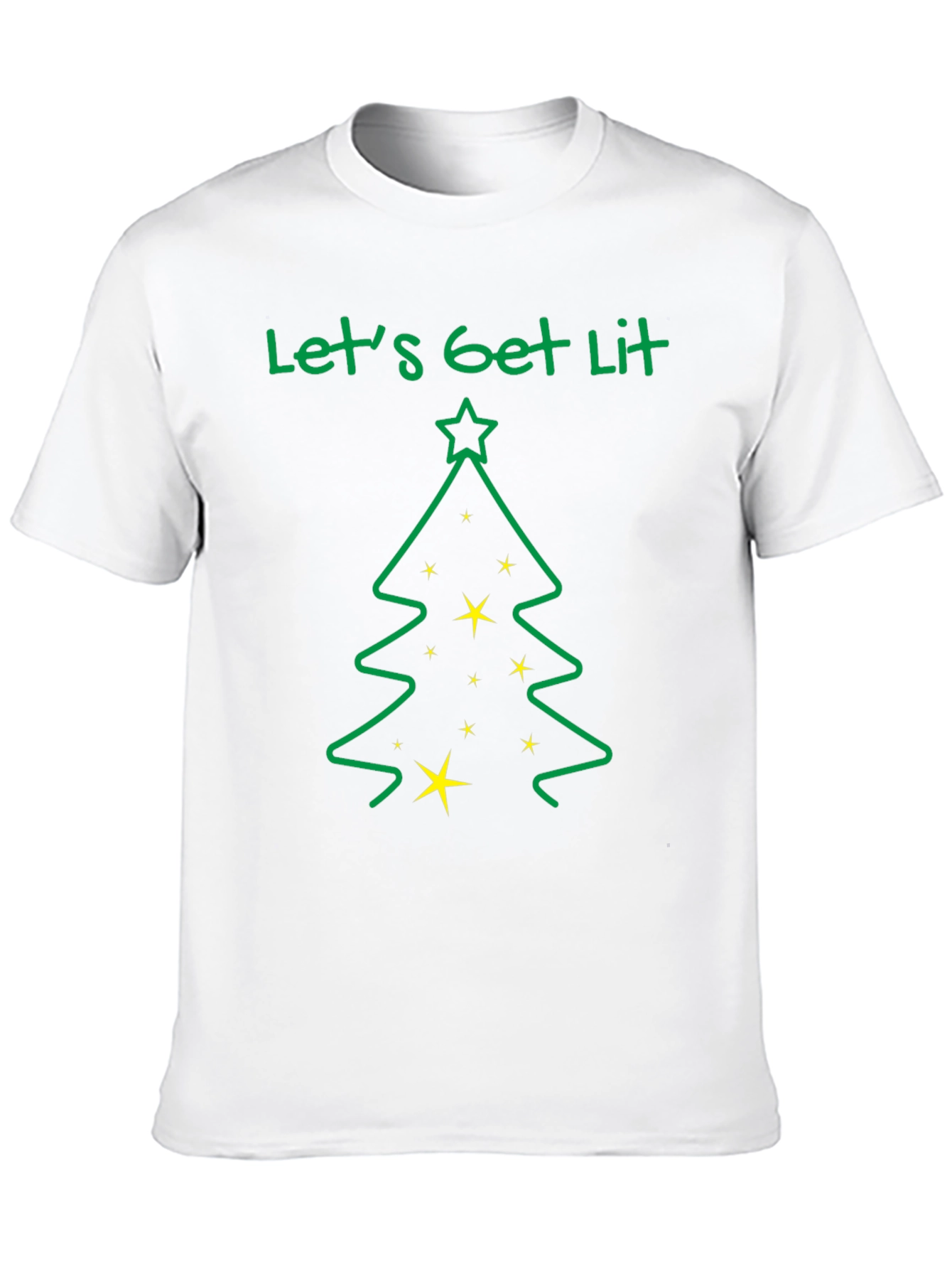 Lets Get Lit Christmas Tree T-Shirt