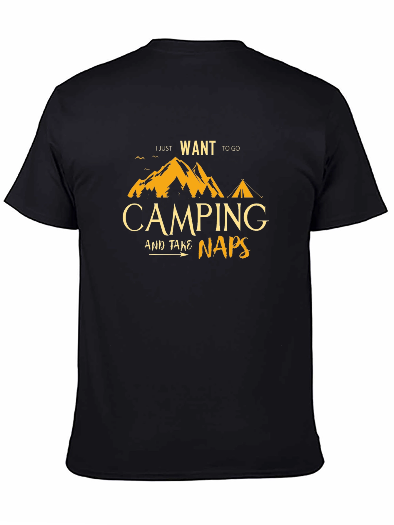 Camping and Naps T-Shirt - Adventure Ready!