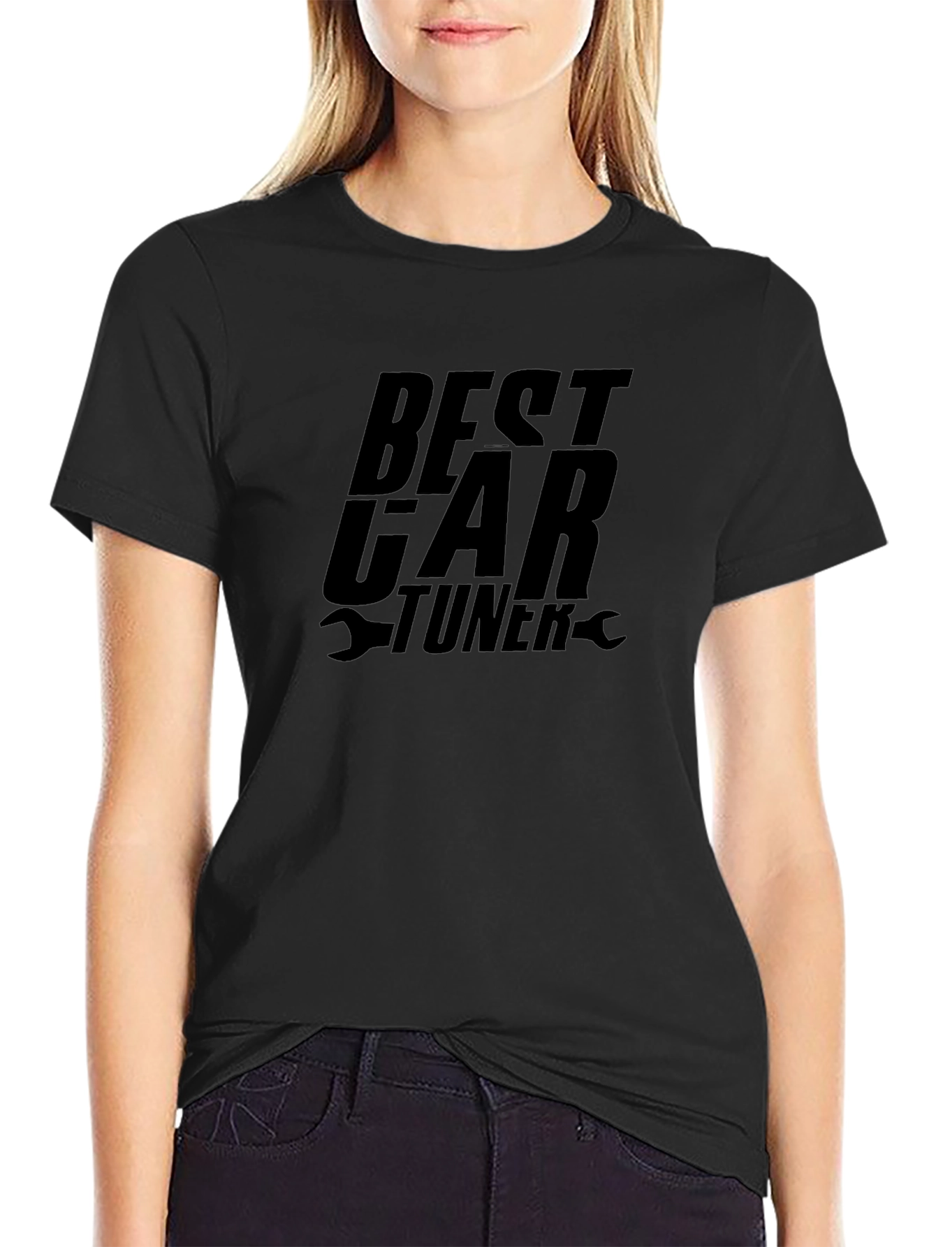 Best Car Tuner Black Graphic Tee