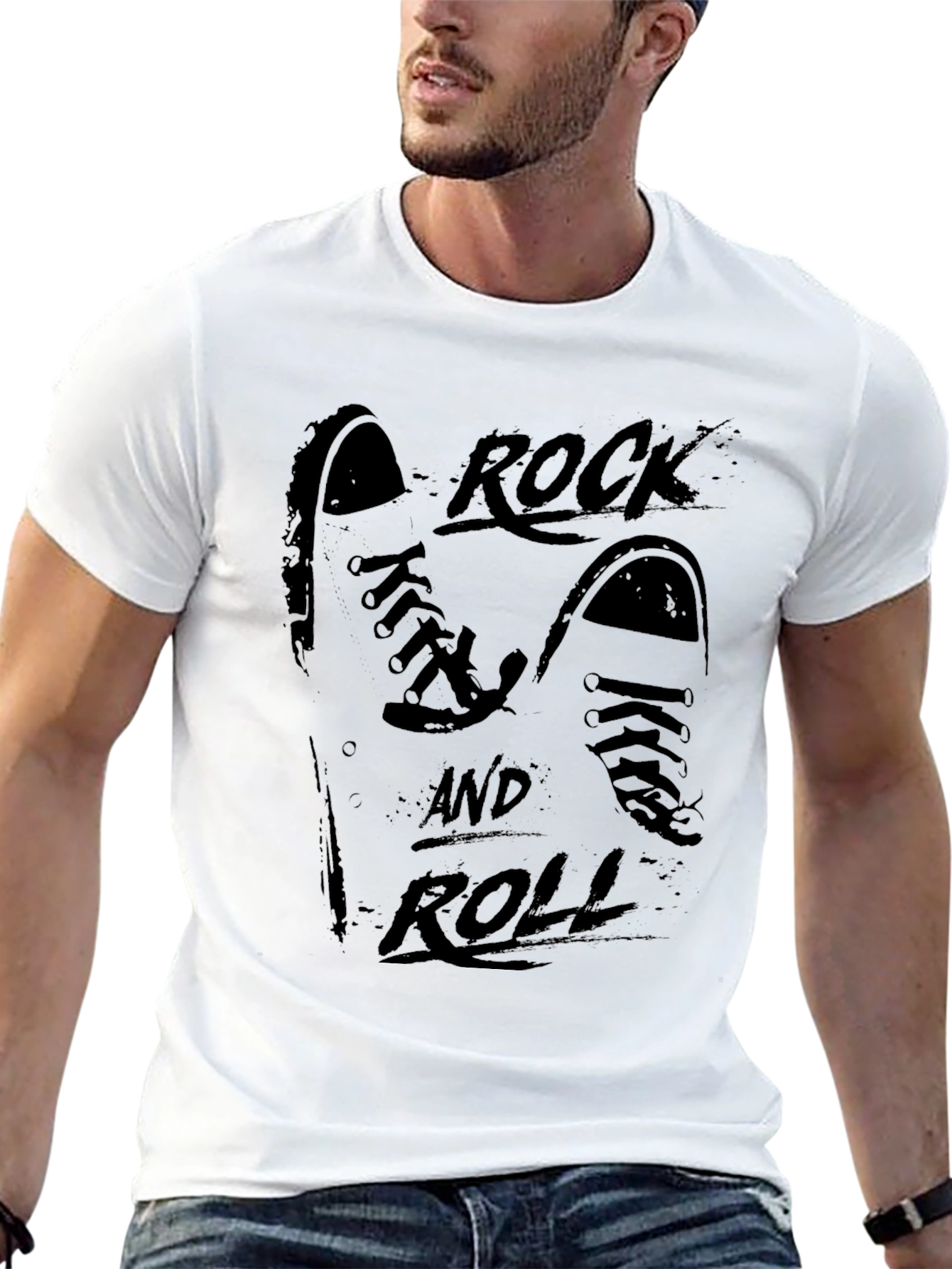 Rock and Roll Graphic T-Shirt