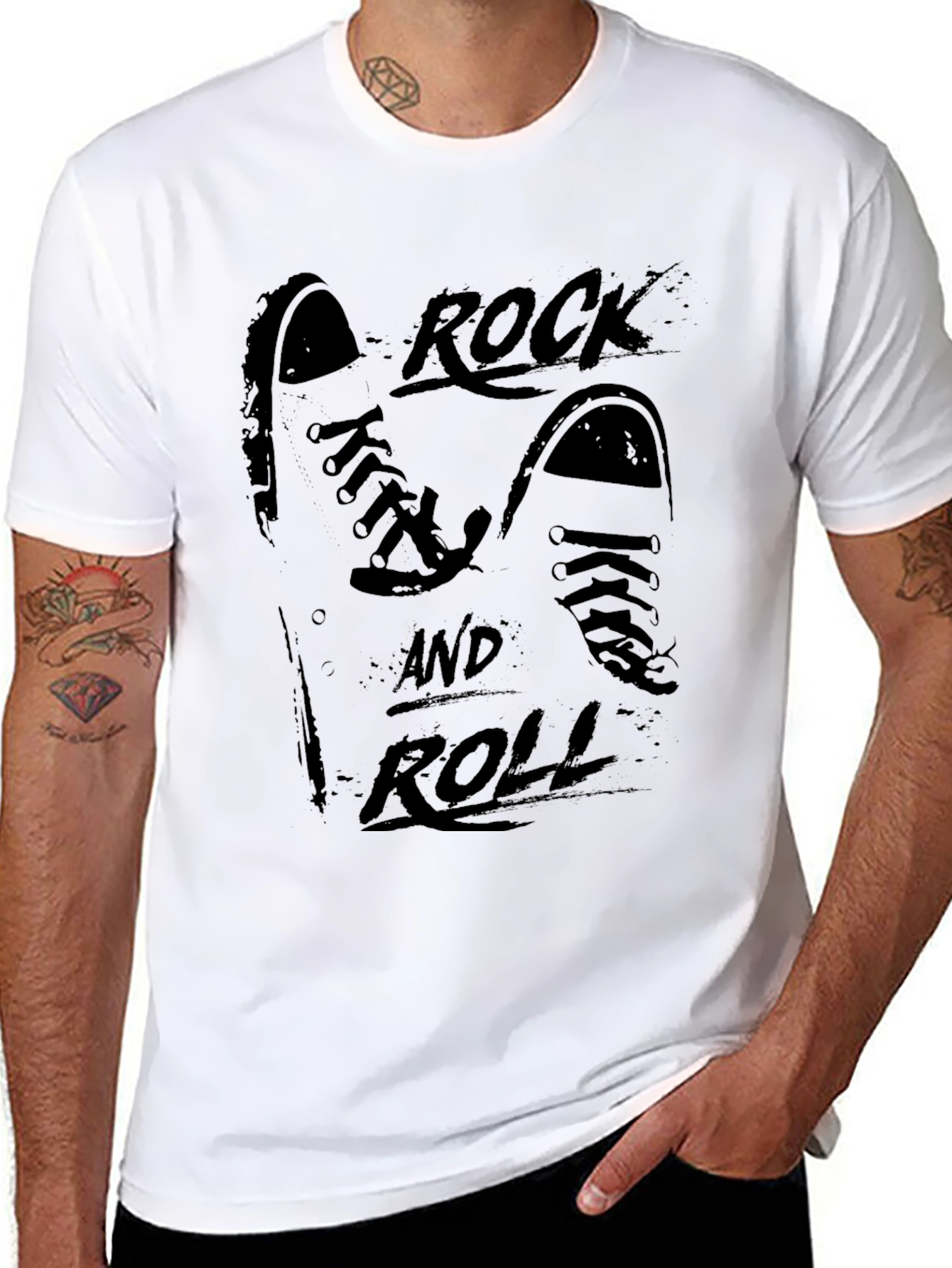 Rock and Roll Graphic T-Shirt