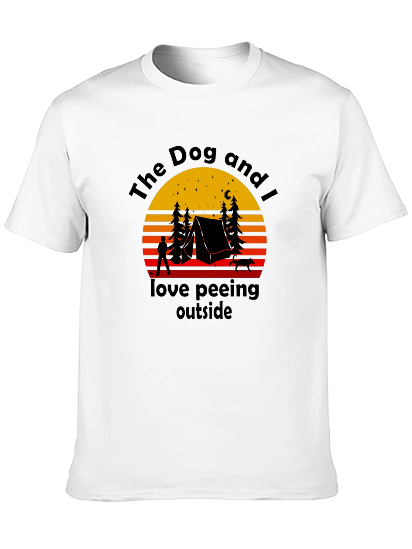 The Dog and I Camping Graphic Tee