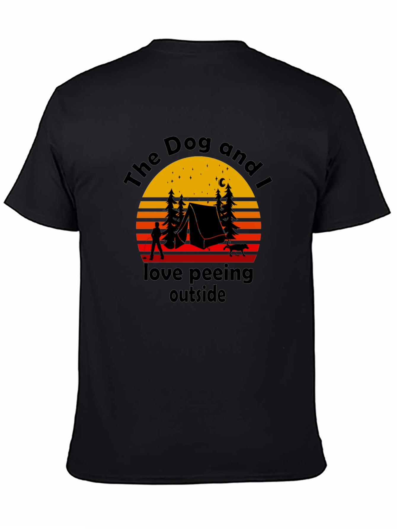 The Dog and I Camping Graphic Tee