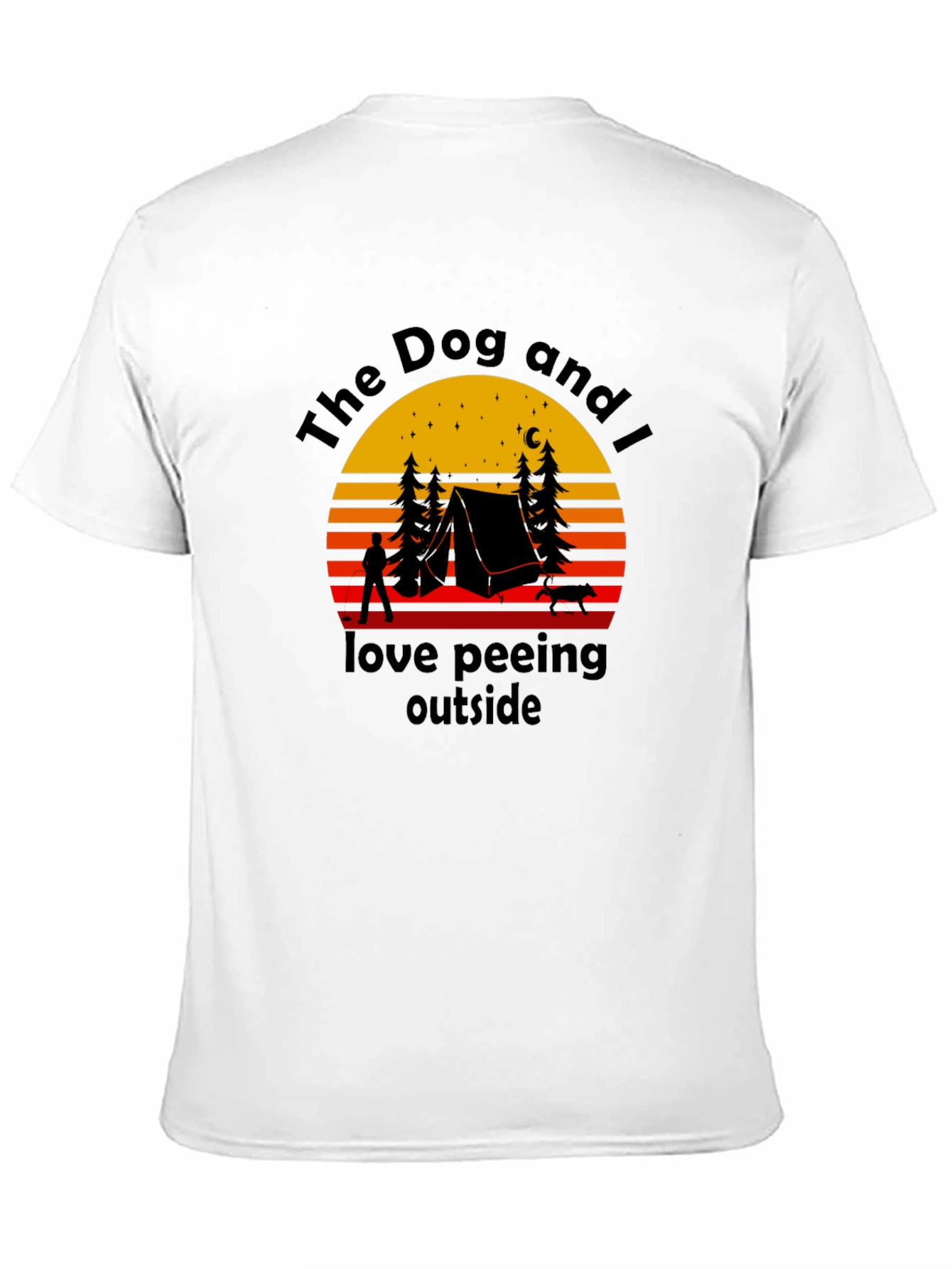 The Dog and I Camping Graphic Tee