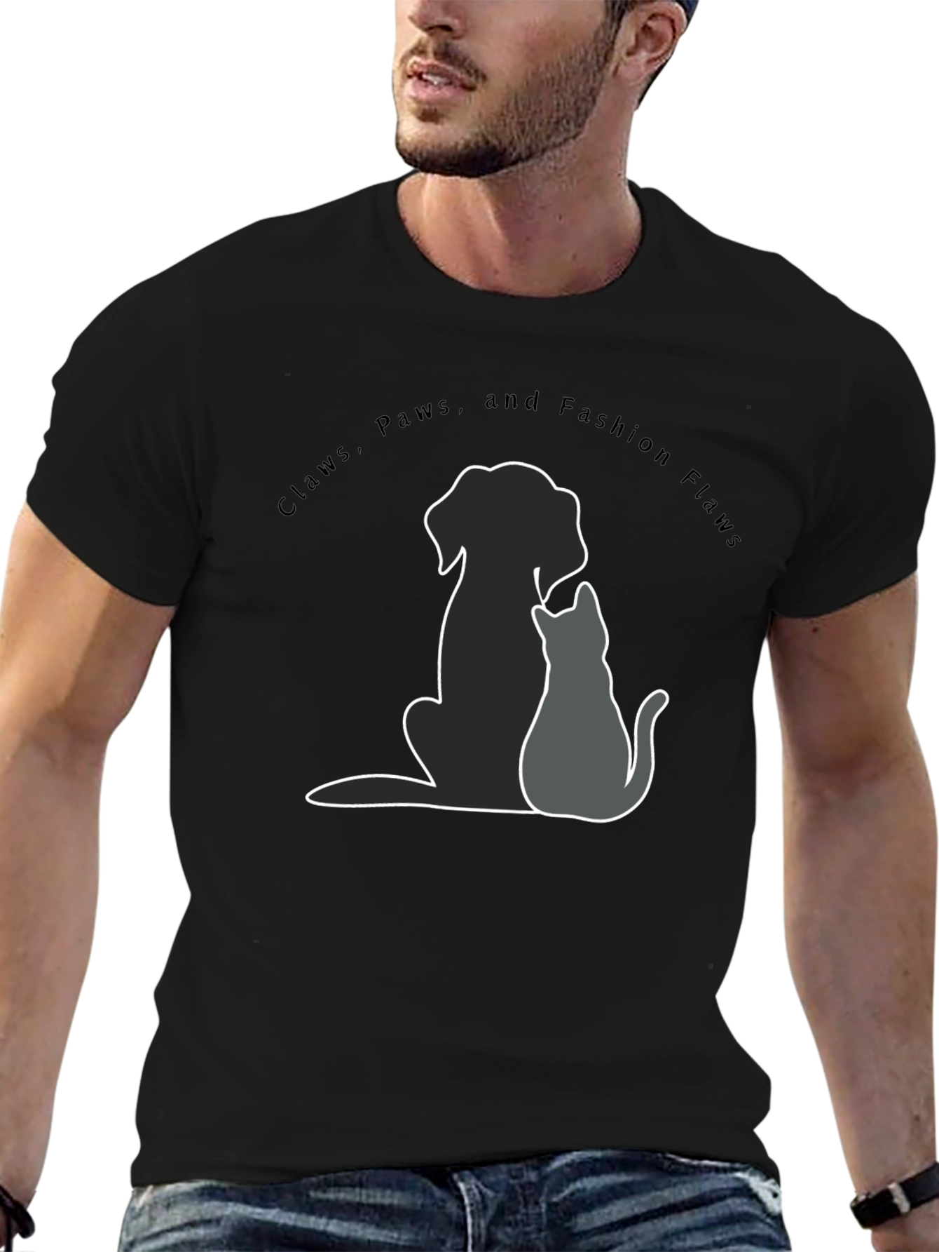 Claws Paws and Fashion Flaws T-Shirt