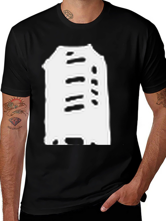Abstract Building Black T-Shirt