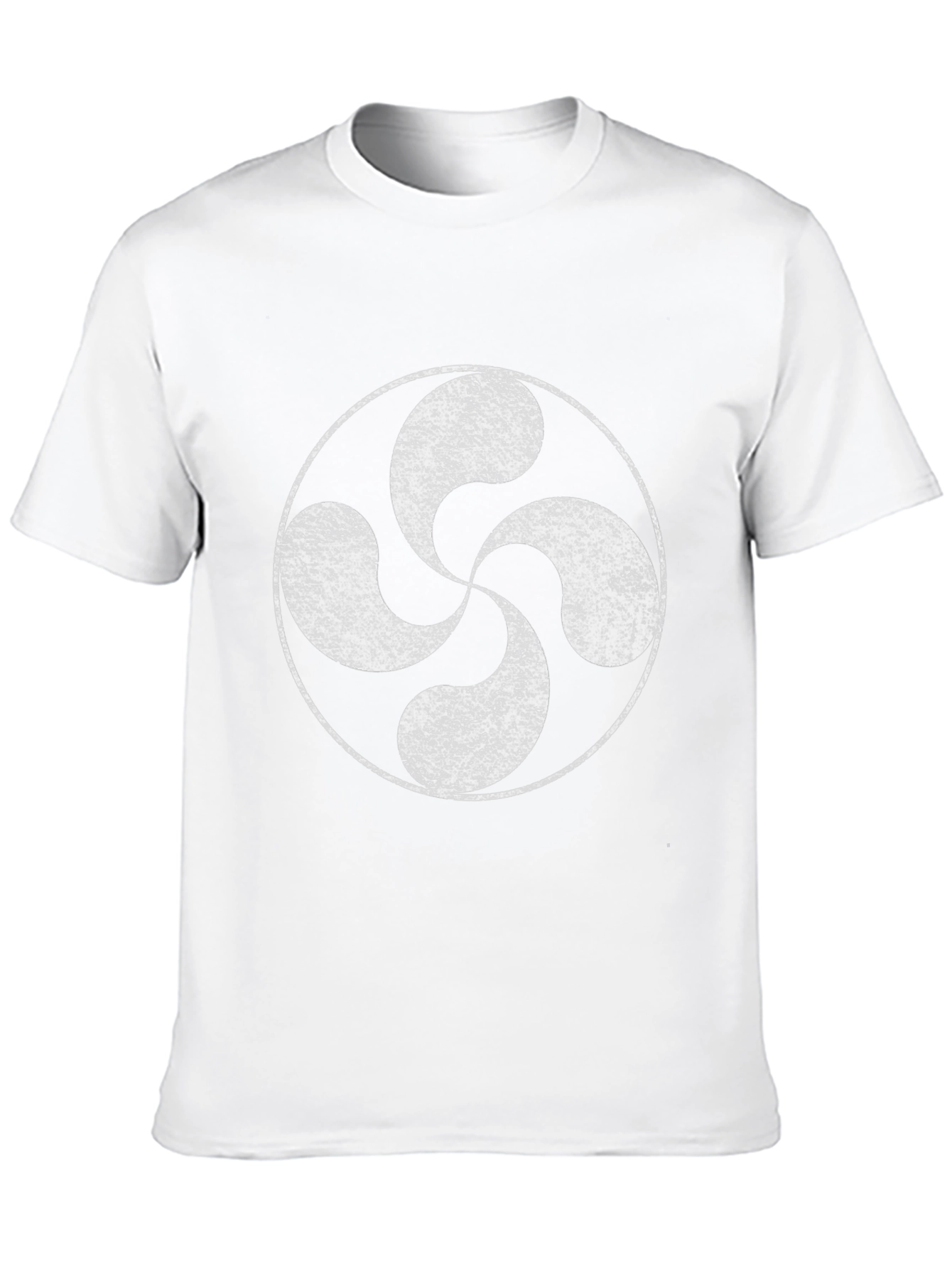 Basque Lauburu Cross Black T-Shirt