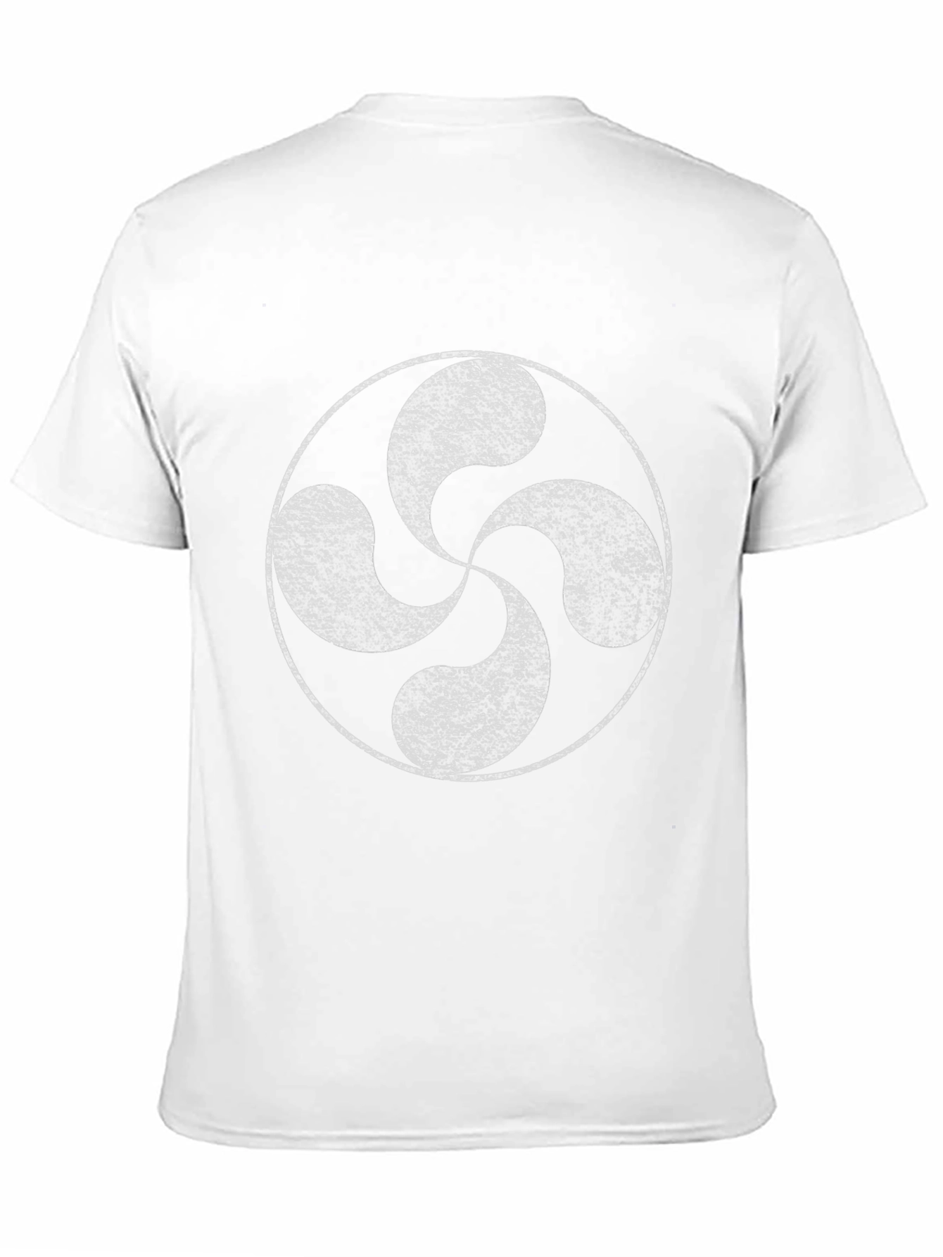 Basque Lauburu Cross Black T-Shirt