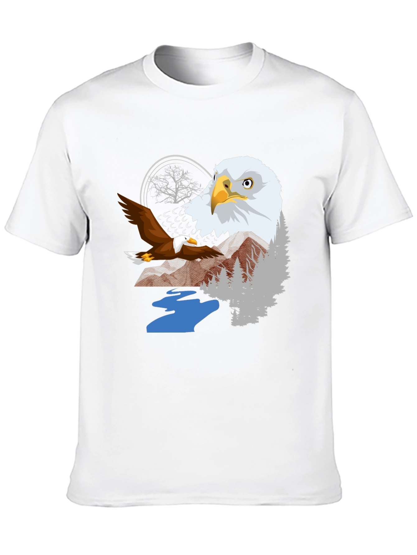 Eagle Graphic Tee - Nature Inspired T-Shirt