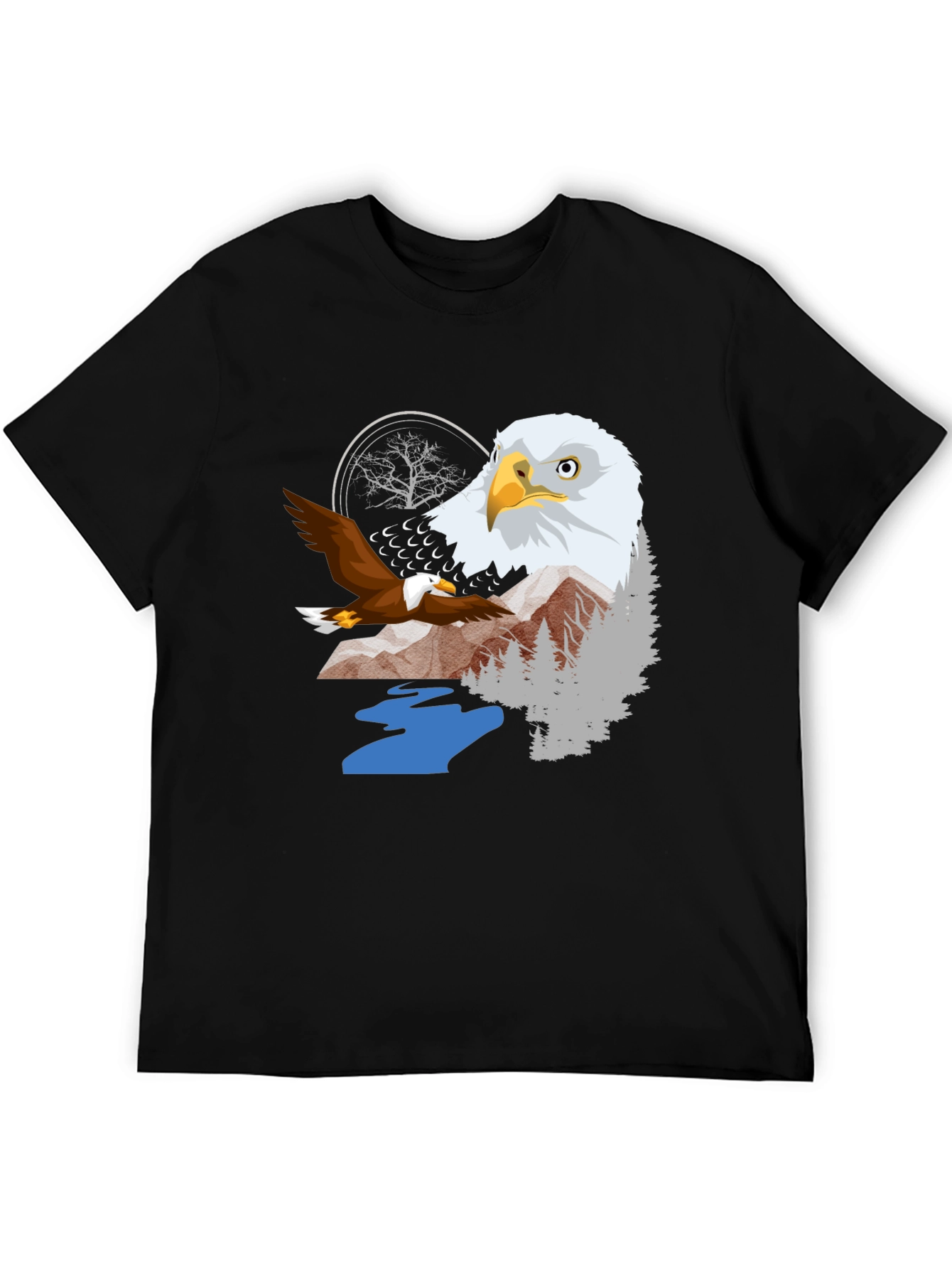 Eagle Graphic Tee - Nature Inspired T-Shirt