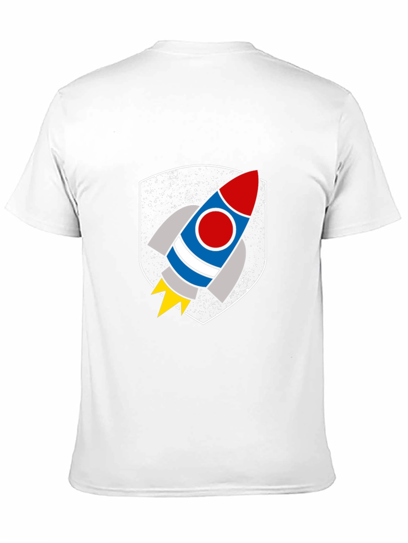 Rocket Graphic Black T-Shirt - Blast Off!