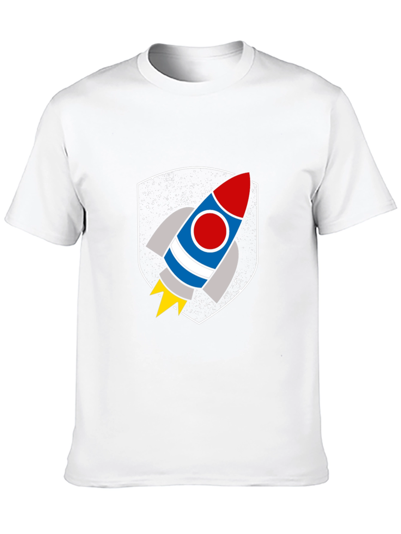 Rocket Graphic Black T-Shirt - Blast Off!