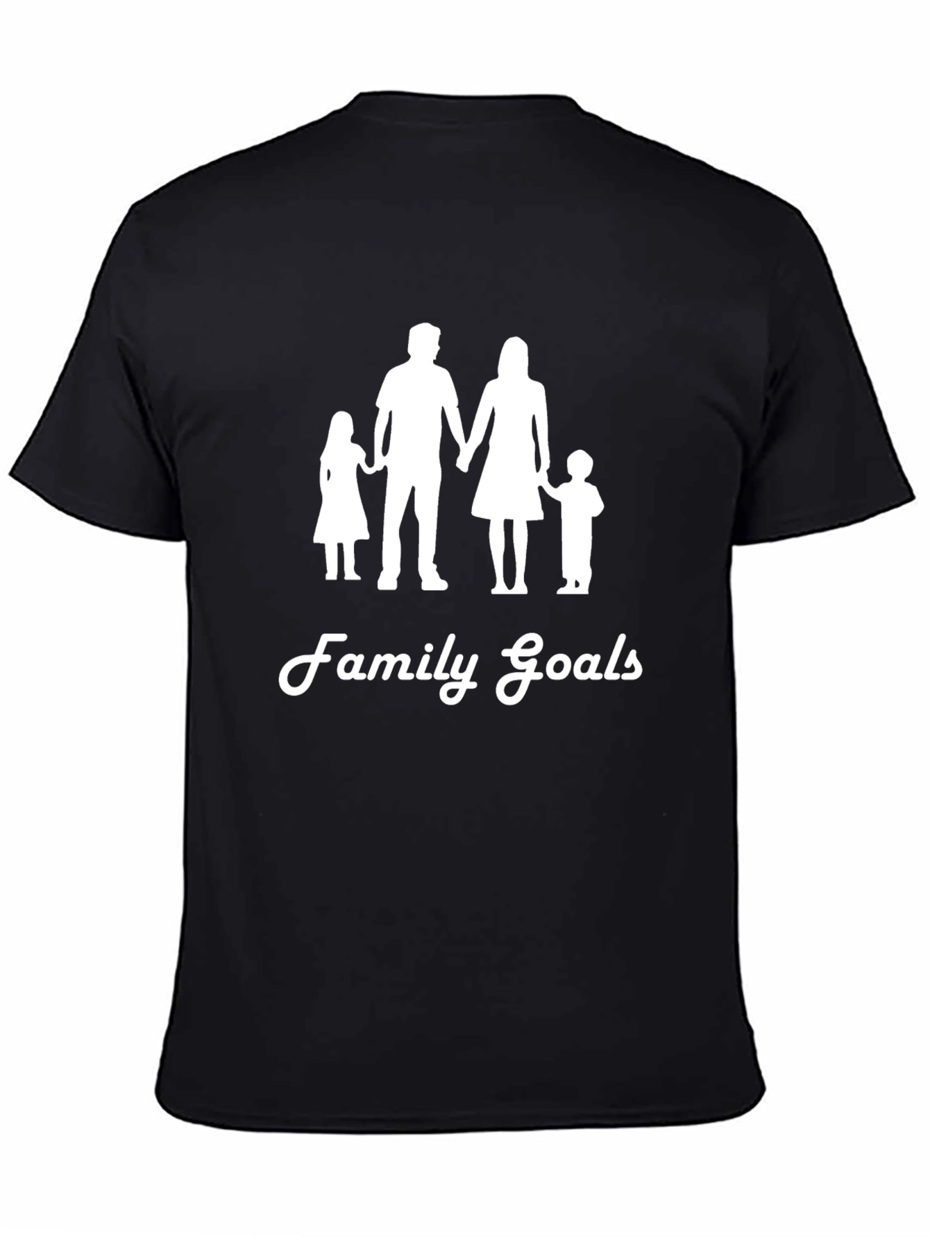 Family Goals Graphic Tee - Black T-Shirt