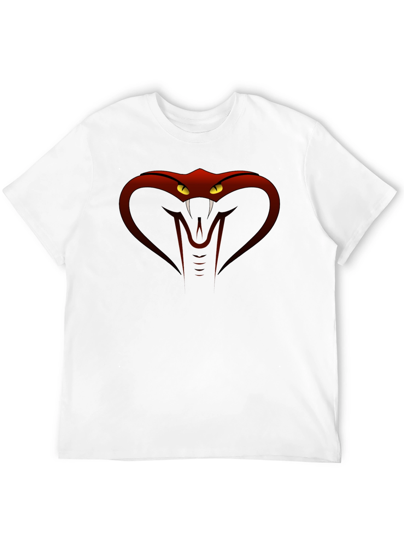 Cobra Snake Graphic T-Shirt - Mens Black Tee