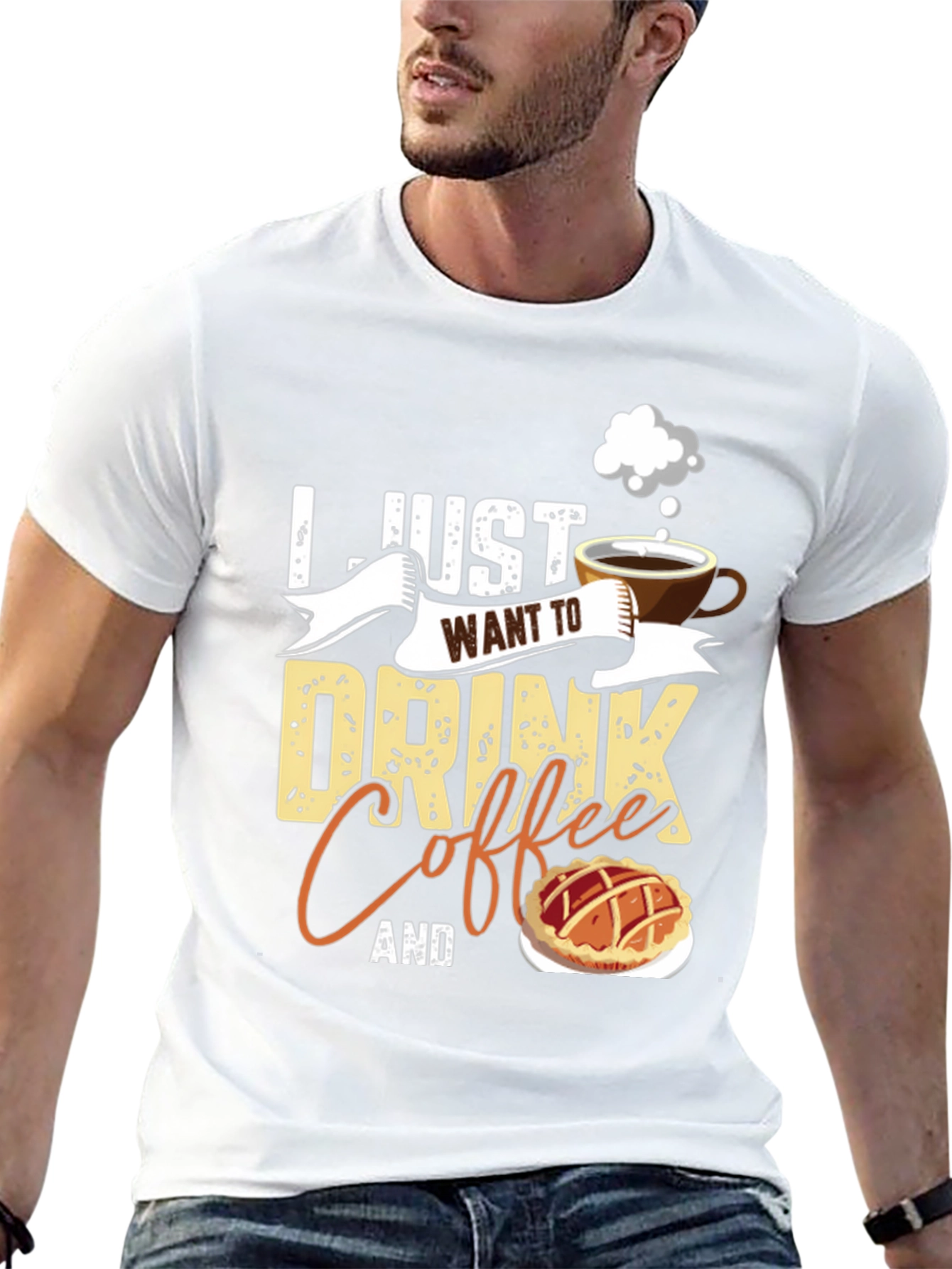 Coffee and Pie Black T-Shirt