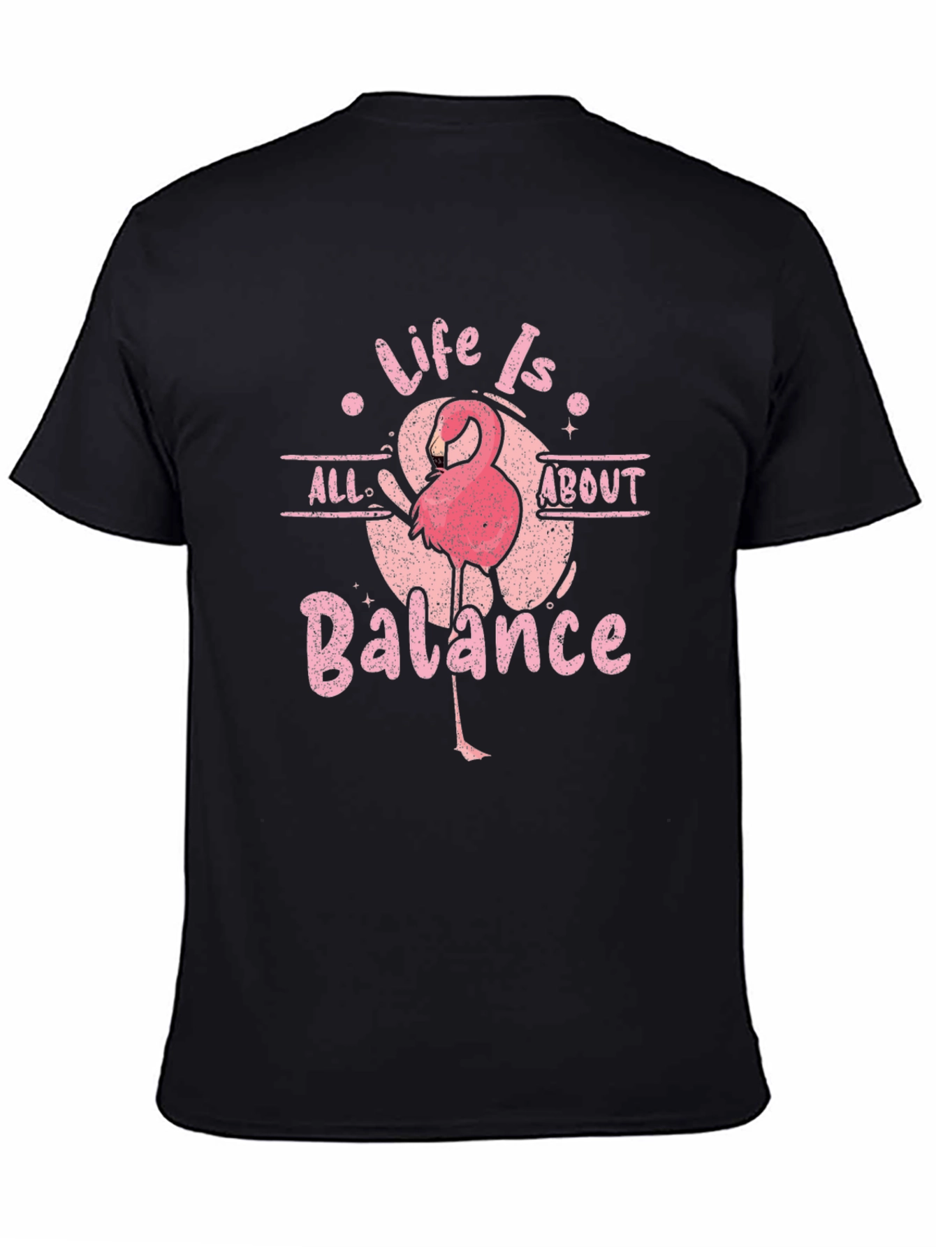 Life is All About Balance Flamingo T-Shirt