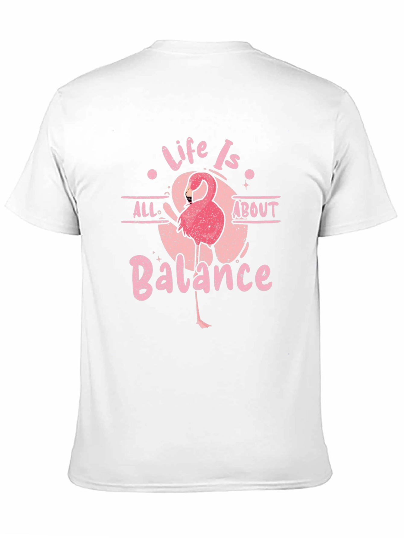 Life is All About Balance Flamingo T-Shirt