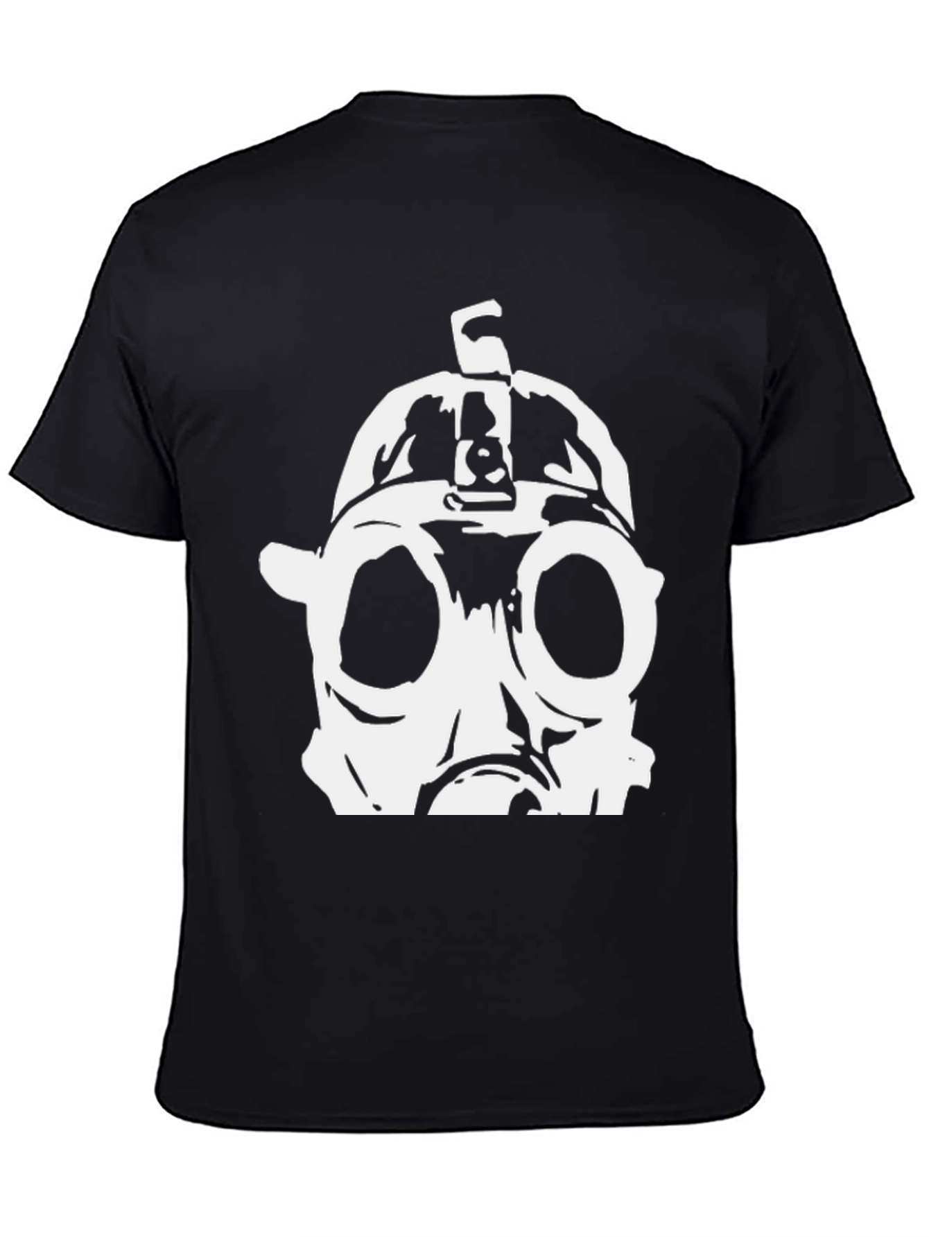 Gas Mask Graphic Black T-Shirt
