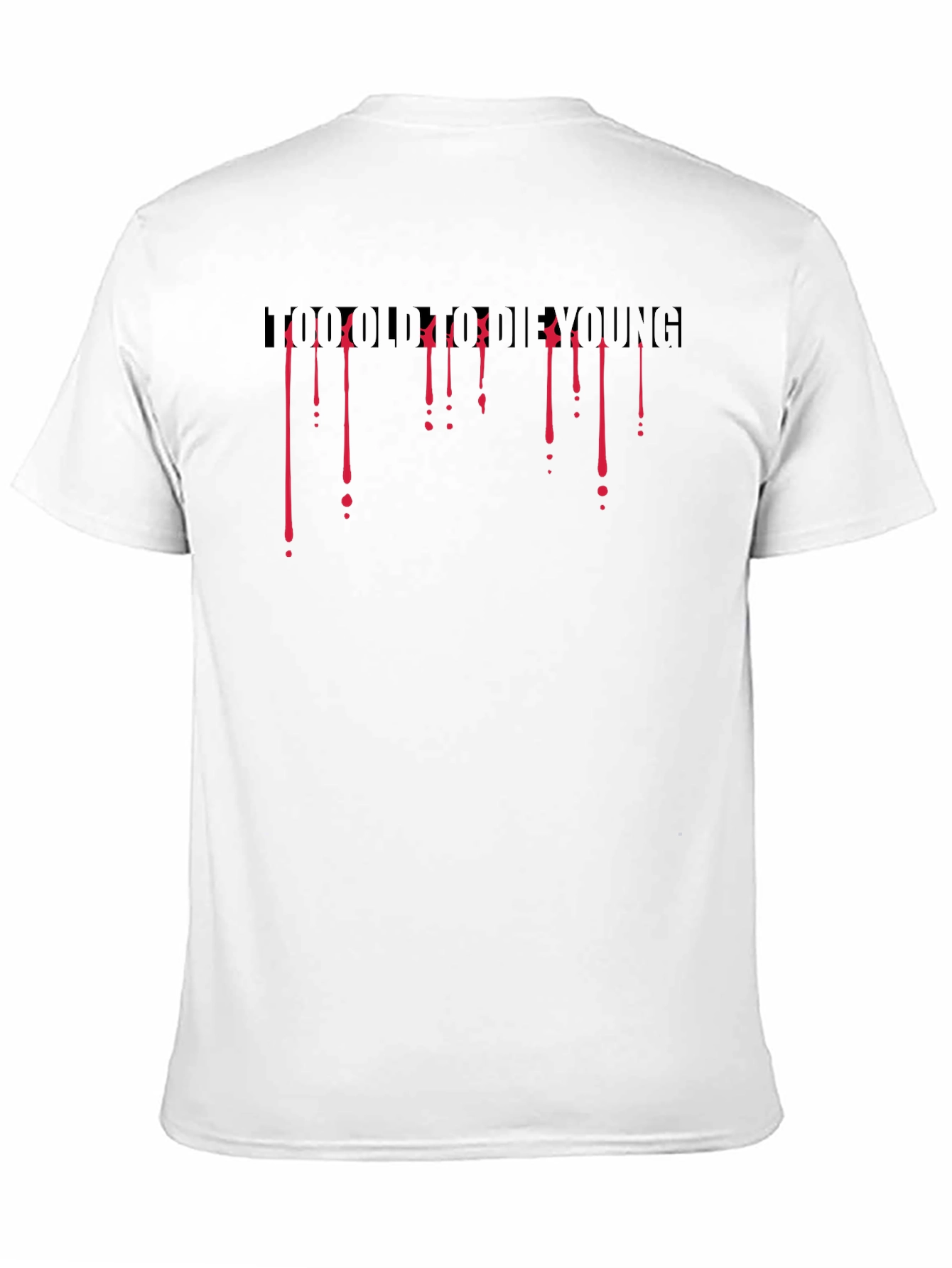 Live Fast Die Young Graphic Print T-Shirt