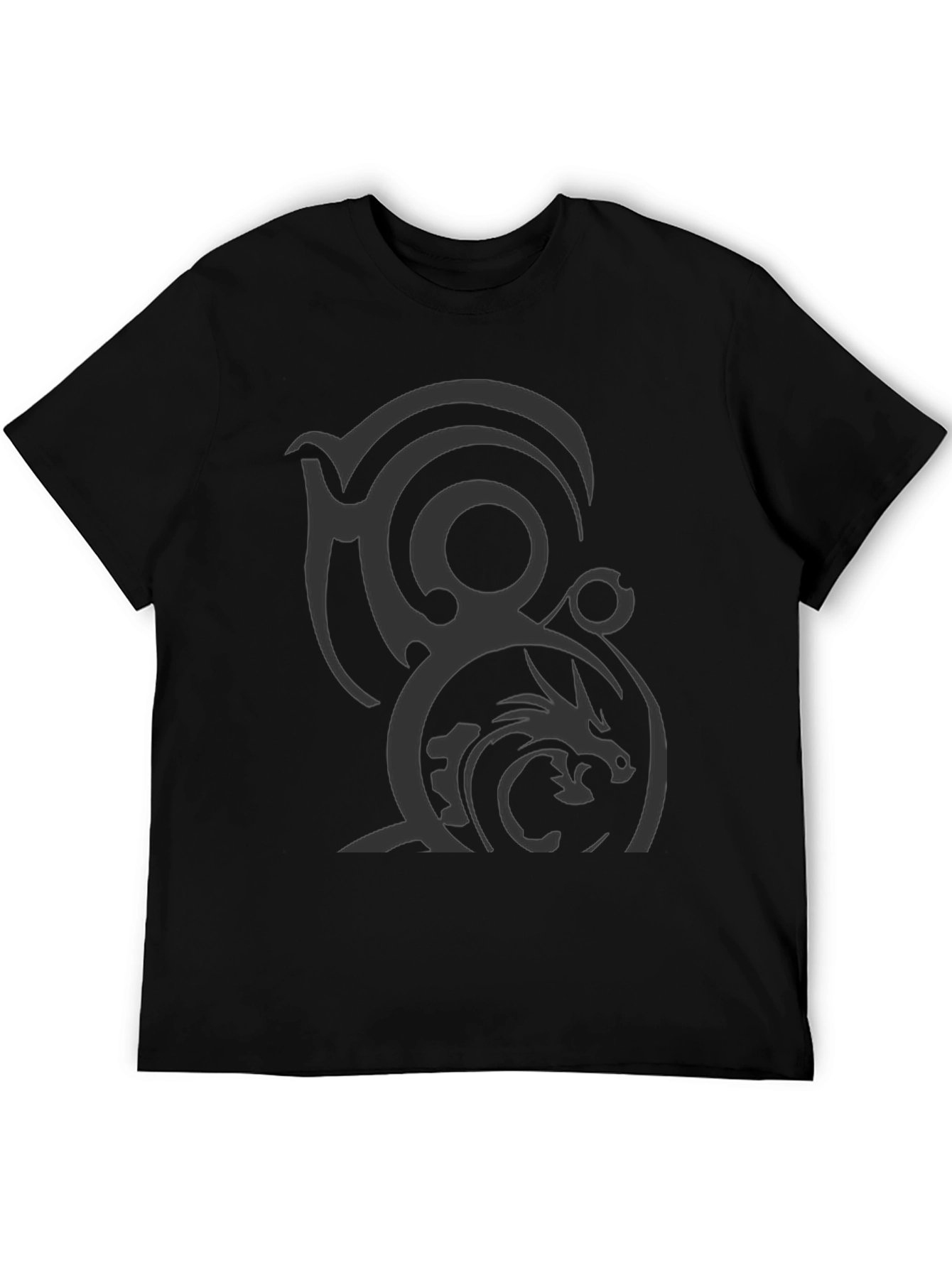 Dragon Crest Black T-Shirt - Graphic Tee