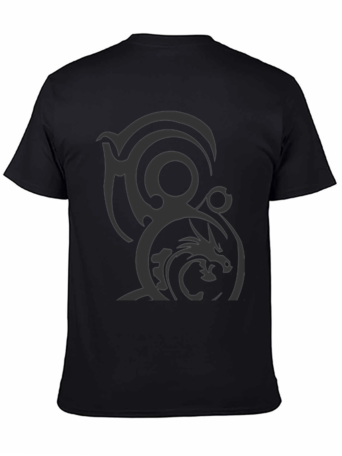 Dragon Crest Black T-Shirt - Graphic Tee