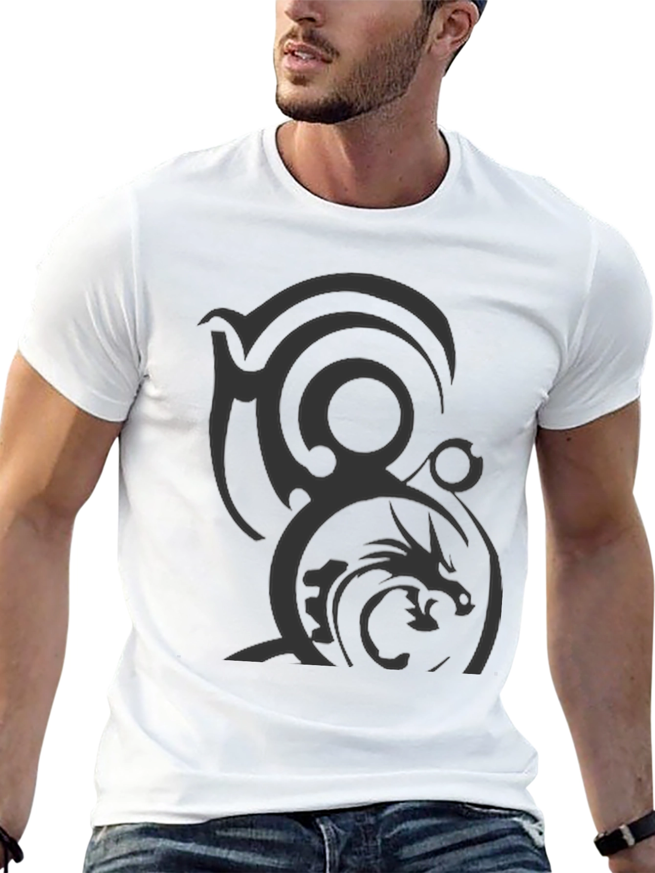 Dragon Crest Black T-Shirt - Graphic Tee