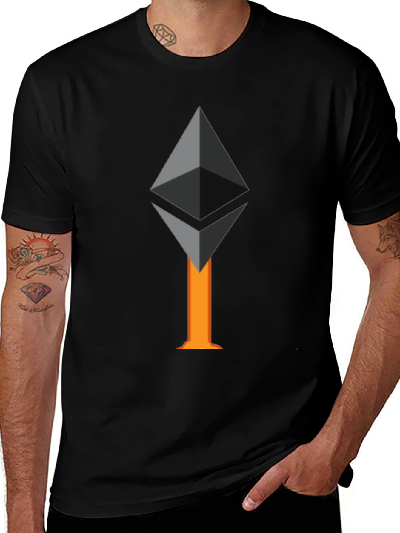 Ethereum Crypto Black T-Shirt