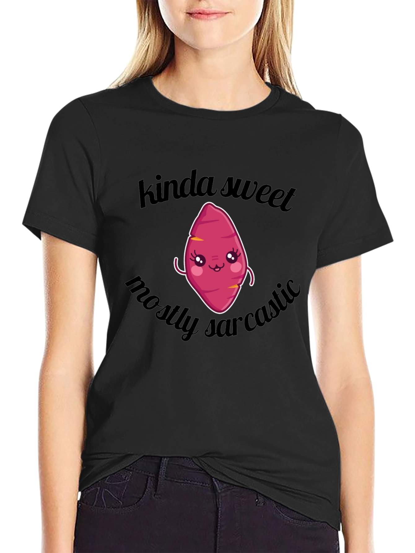 Kinda Sweet Mostly Sarcastic Cute Sweet Potato T-Shirt